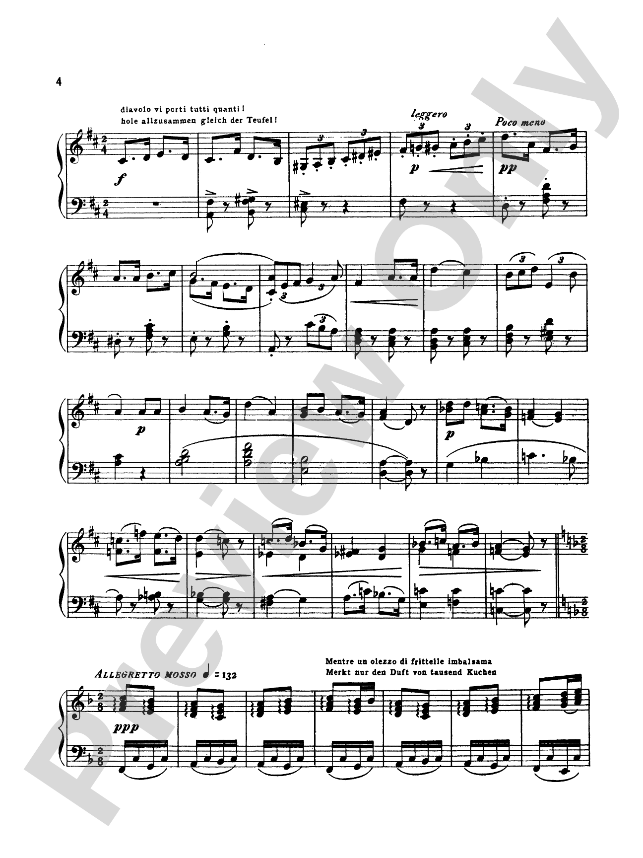 Puccini: La Boheme Fantasy (Transcr. Bernhard Wolff): Piano