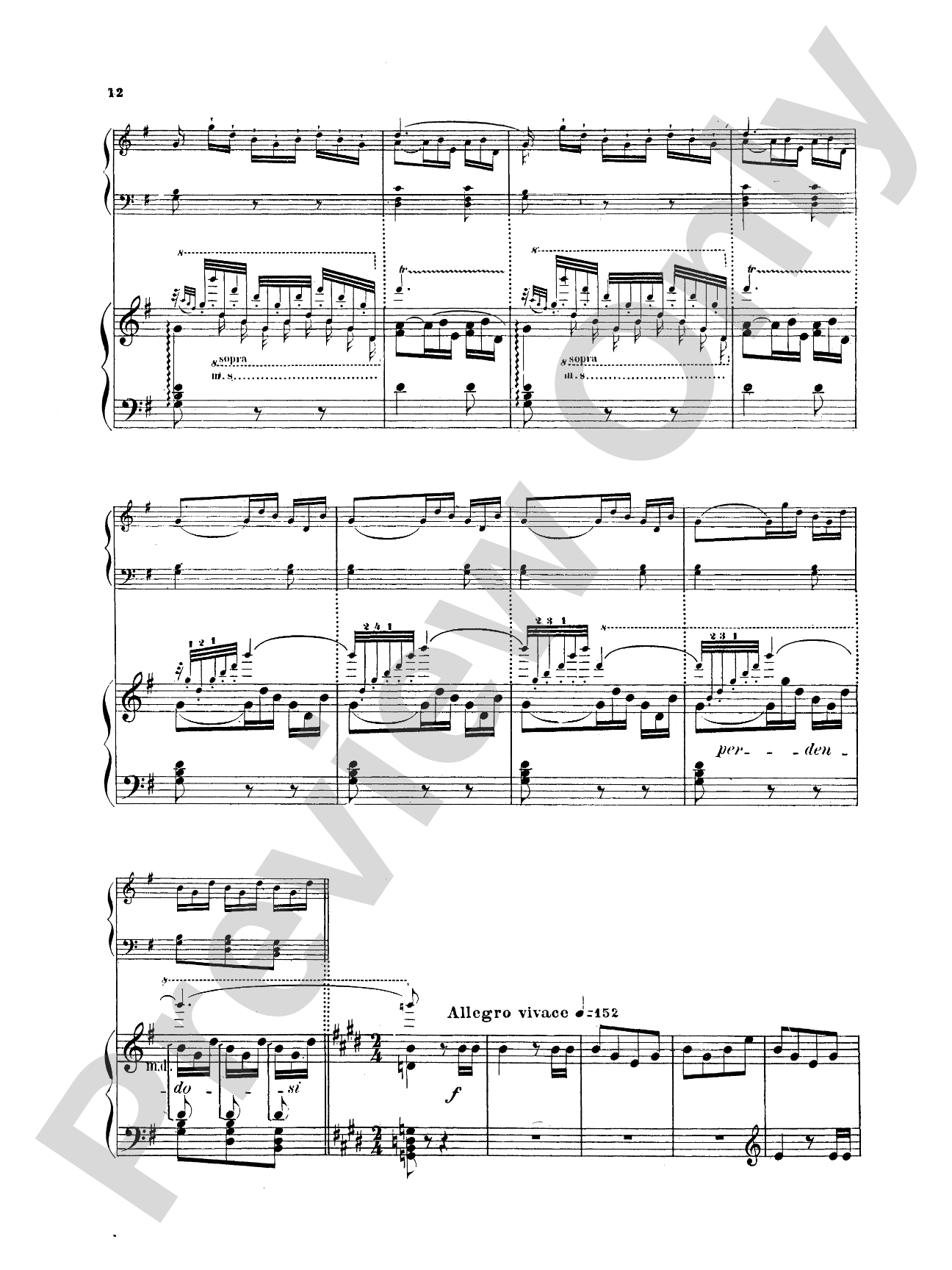 Rossini: Album of Six Overtures: Piano Book