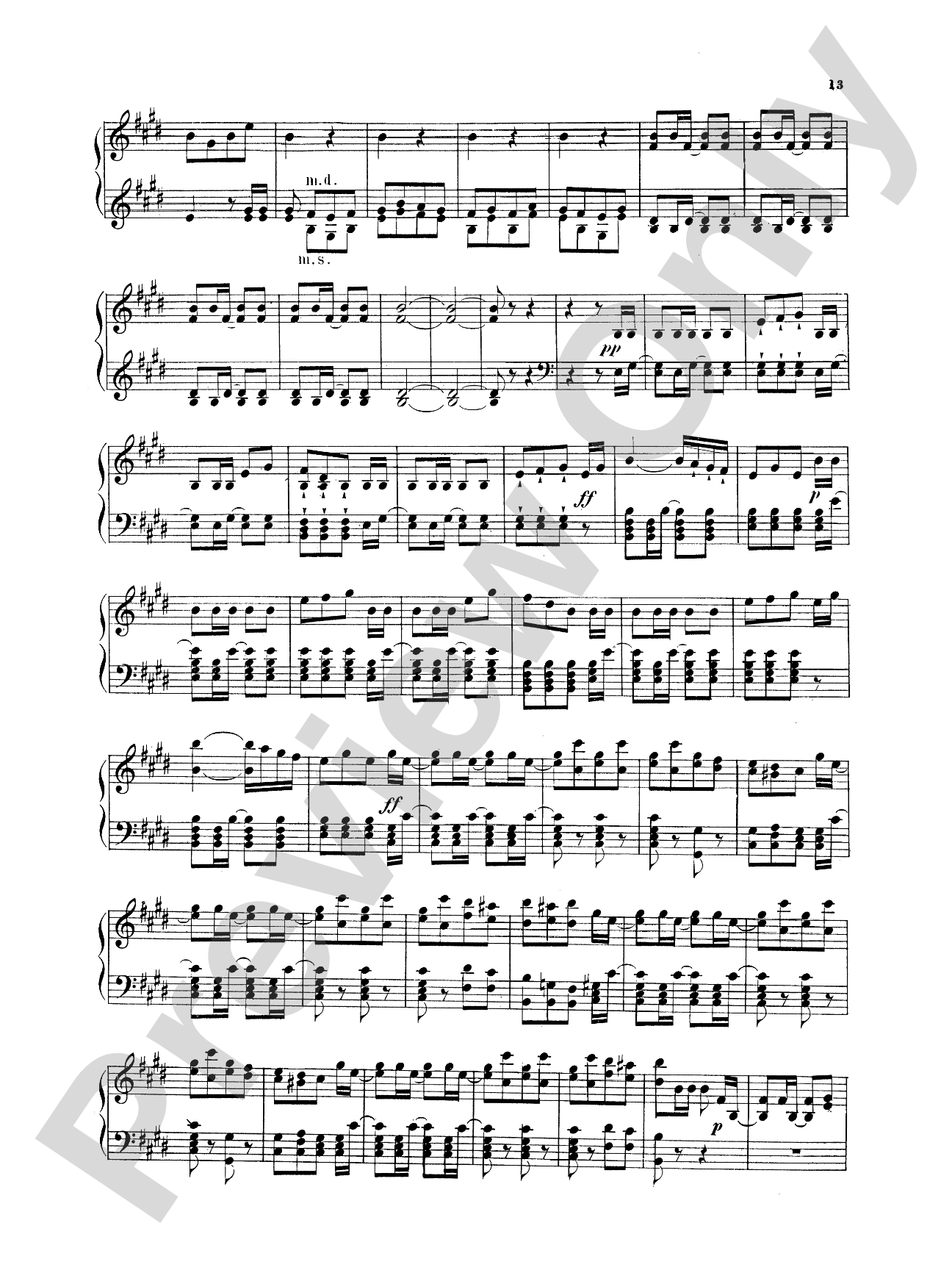 Rossini: Album of Six Overtures: Piano Book