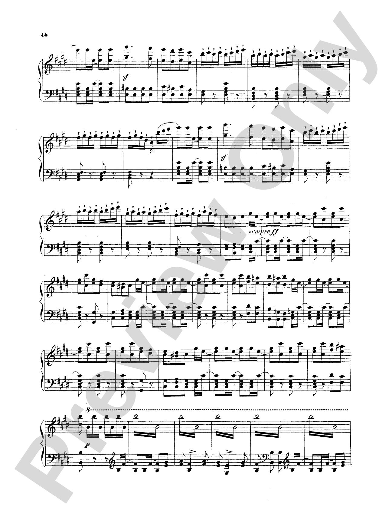 Rossini: Album of Six Overtures: Piano Book