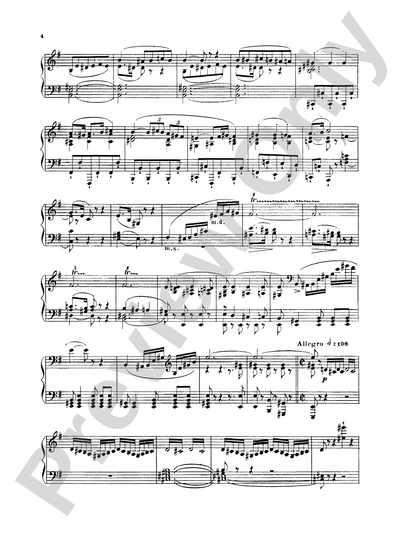 Rossini: Album of Six Overtures: Piano Book