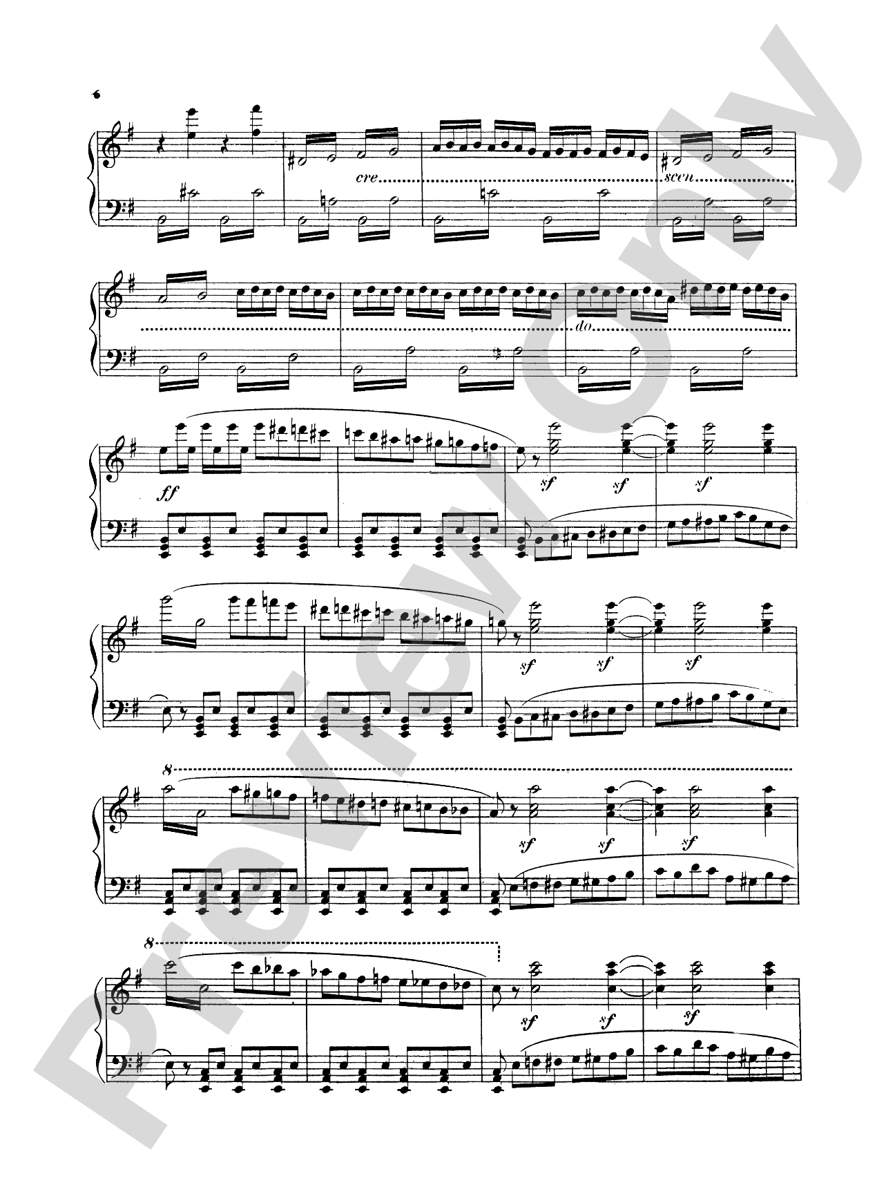 Rossini: Album of Six Overtures: Piano Book