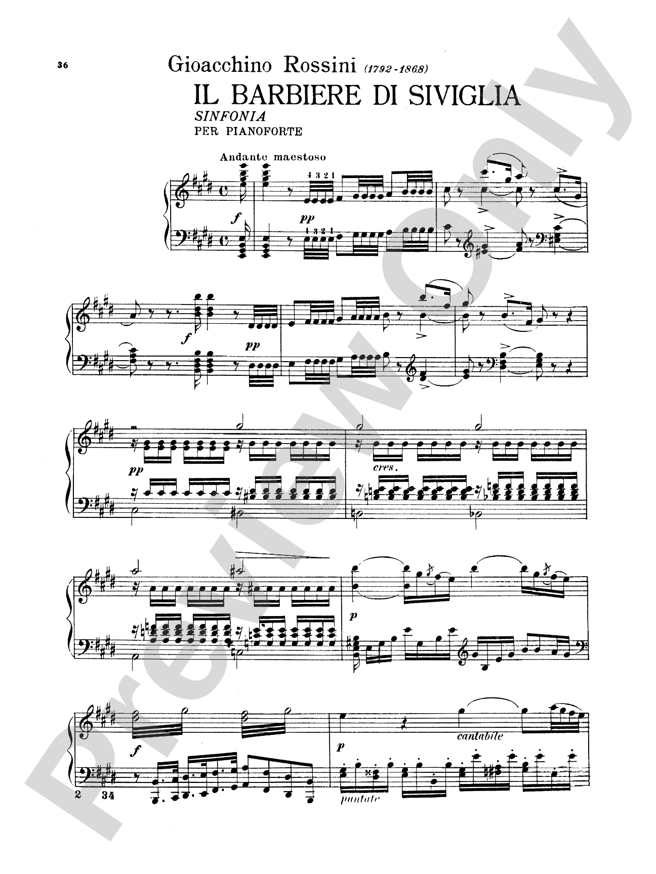 Rossini: Album of Six Overtures