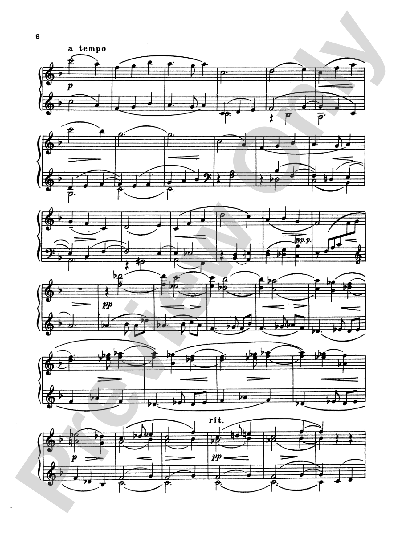 Miaskowsky: Sonata in F Major, Op. 84: Piano