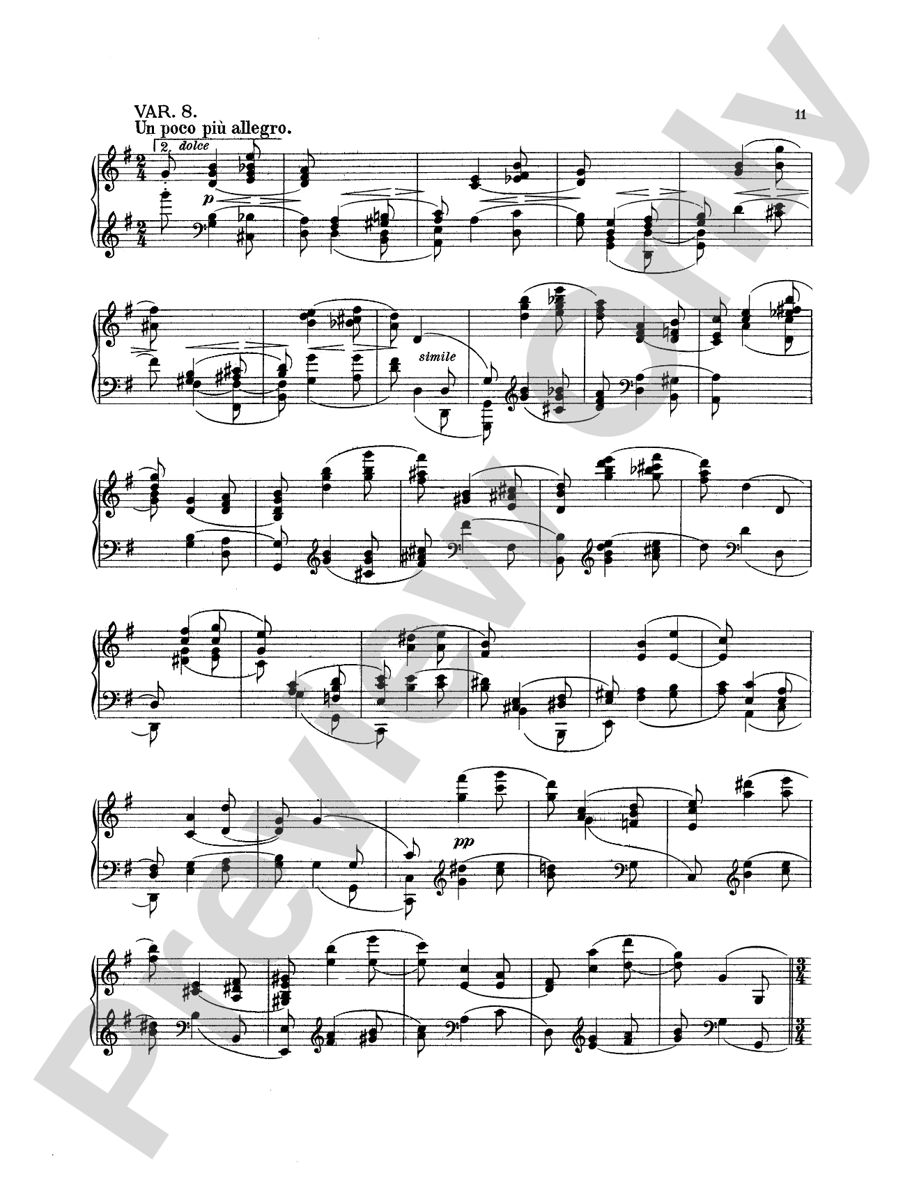 Dohnányi: Variation & Fugue (on a theme of E.G.), Op. 4: Piano