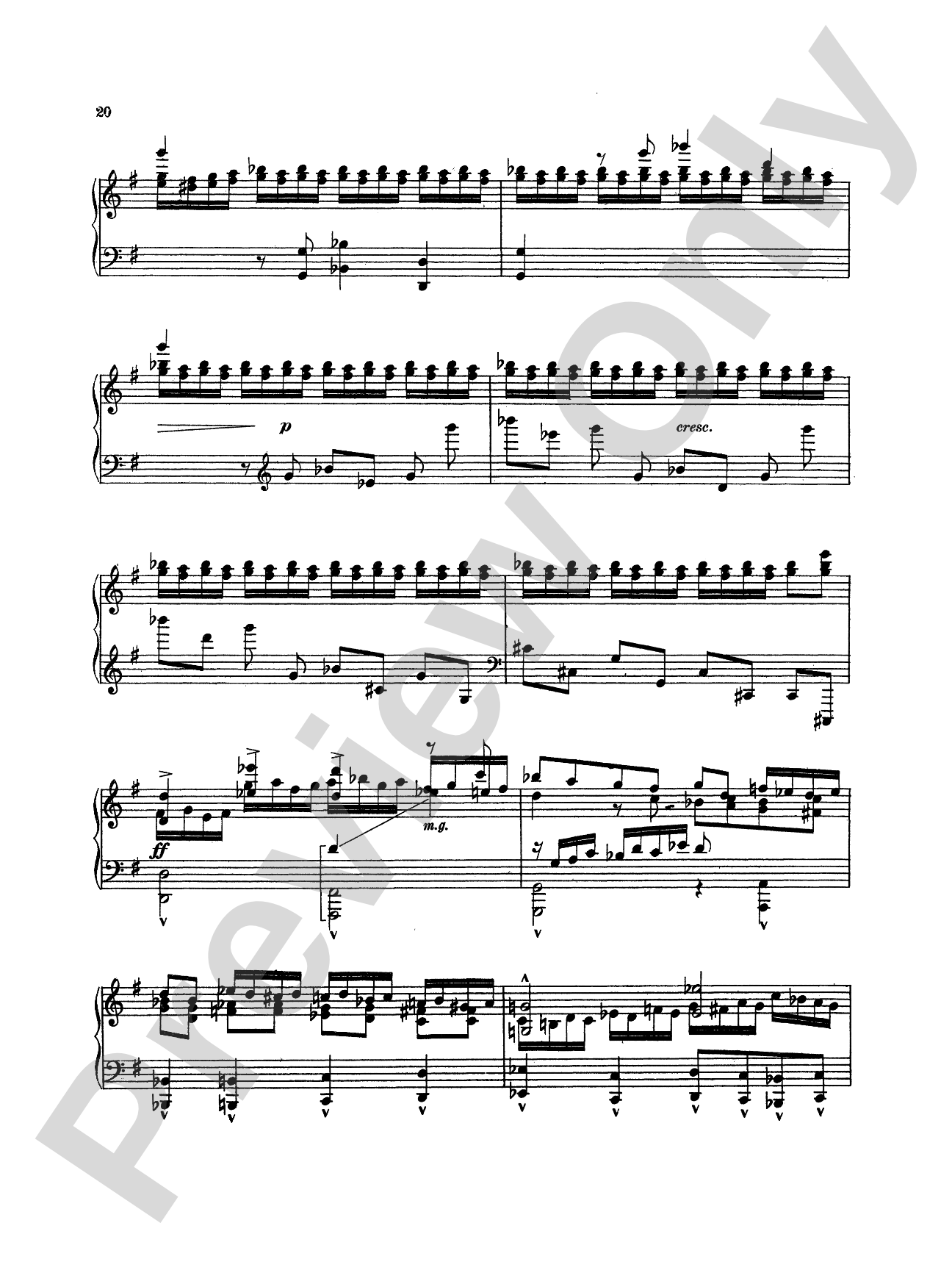 Dohnányi: Variation & Fugue (on a theme of E.G.), Op. 4: Piano
