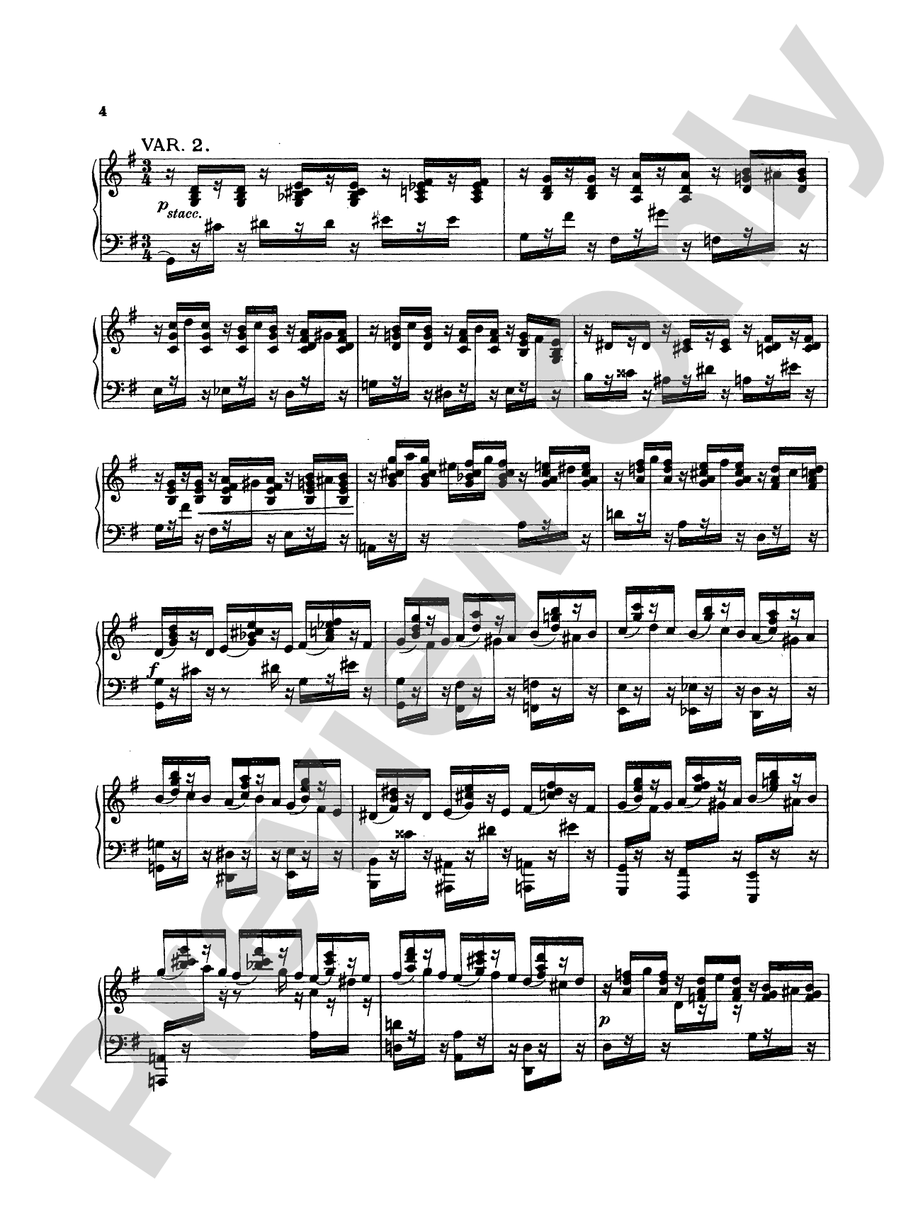 Dohnányi: Variation & Fugue (on a theme of E.G.), Op. 4: Piano