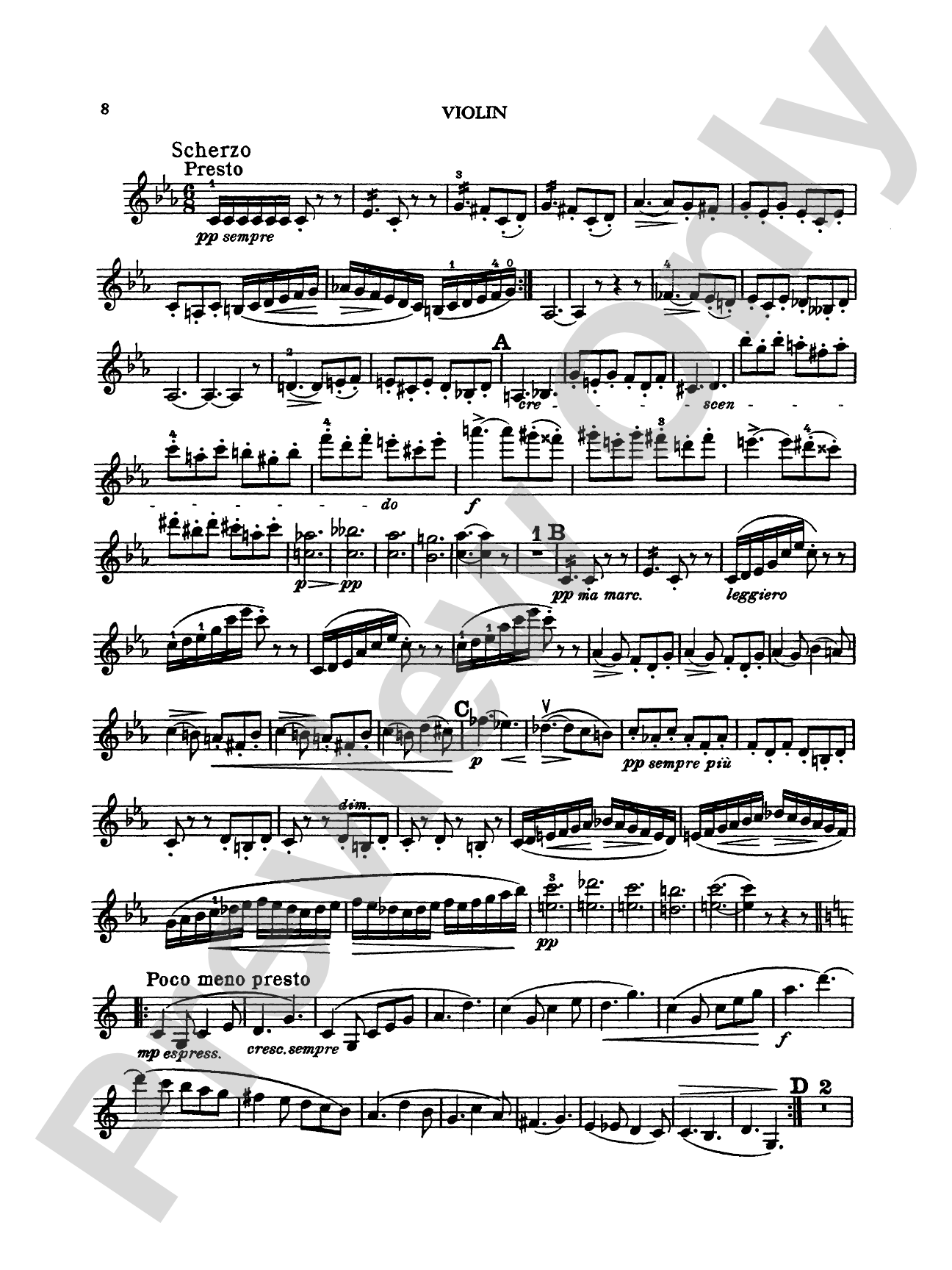Brahms: Trio No. 2 in C Major, Op. 87: Chamber Trio Book