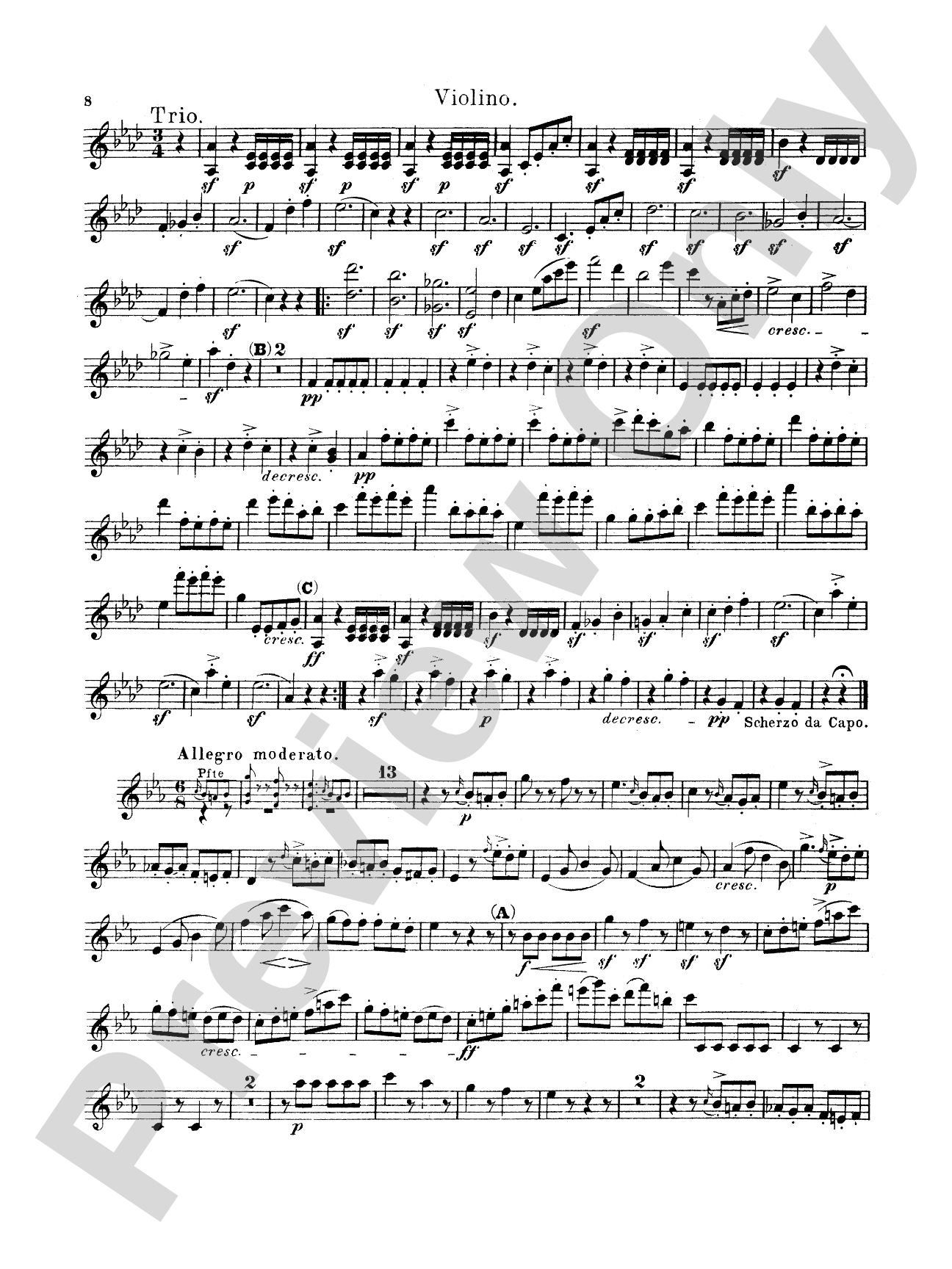 Schubert: Trio No. 2 in E flat Major, Op. 100: Chamber Trio Book