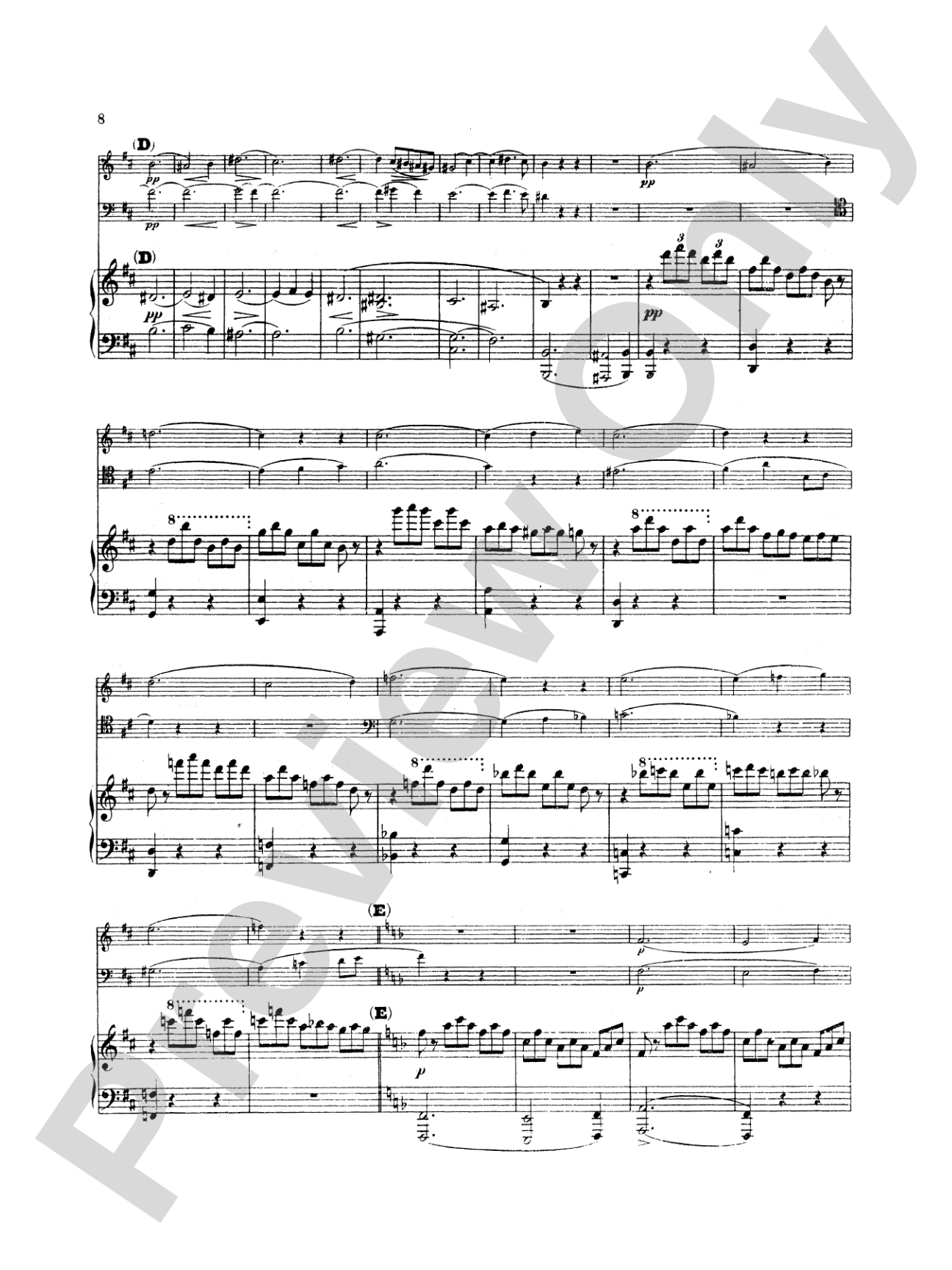 Schubert: Trio No. 2 in E flat Major, Op. 100