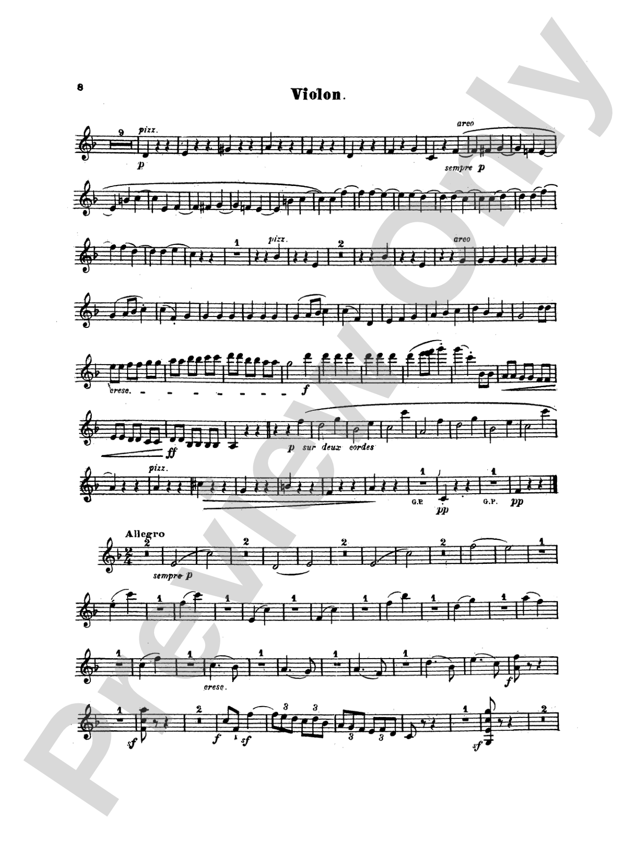 Saint-Saëns: Trio No. 1 in F Major, Op. 18: Chamber Trio Book