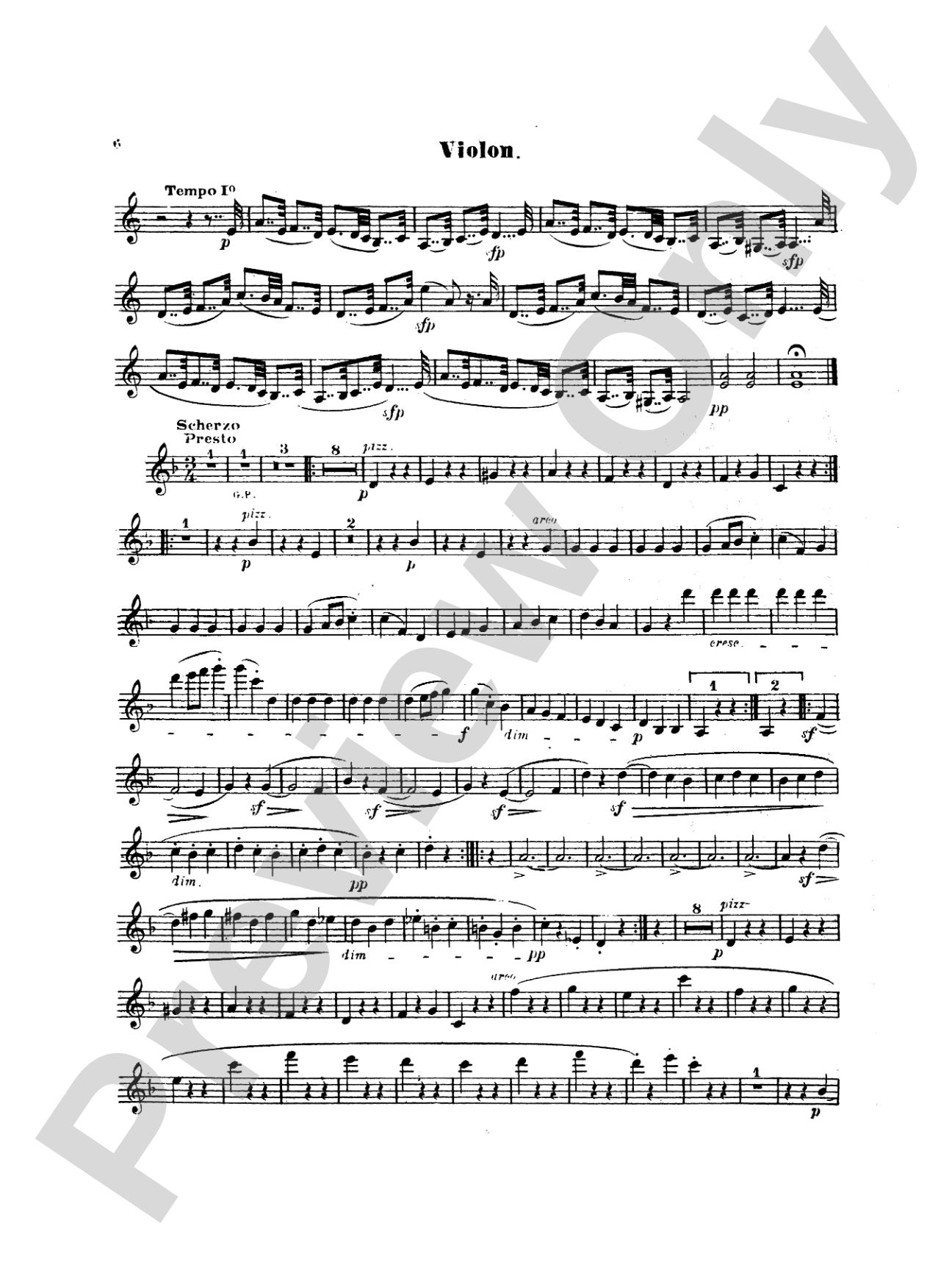 Saint-Saëns: Trio No. 1 in F Major, Op. 18: Chamber Trio Book