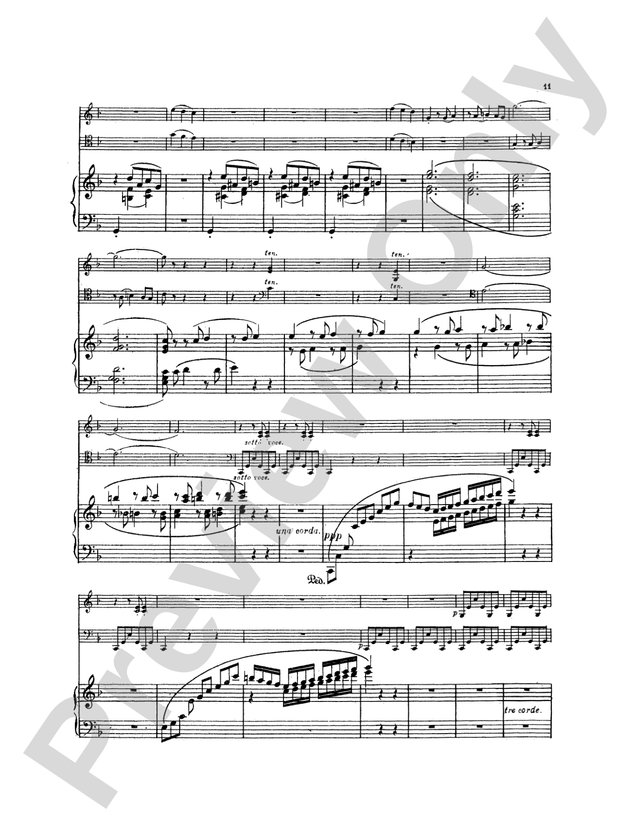 Saint-Saëns: Trio No. 1 in F Major, Op. 18