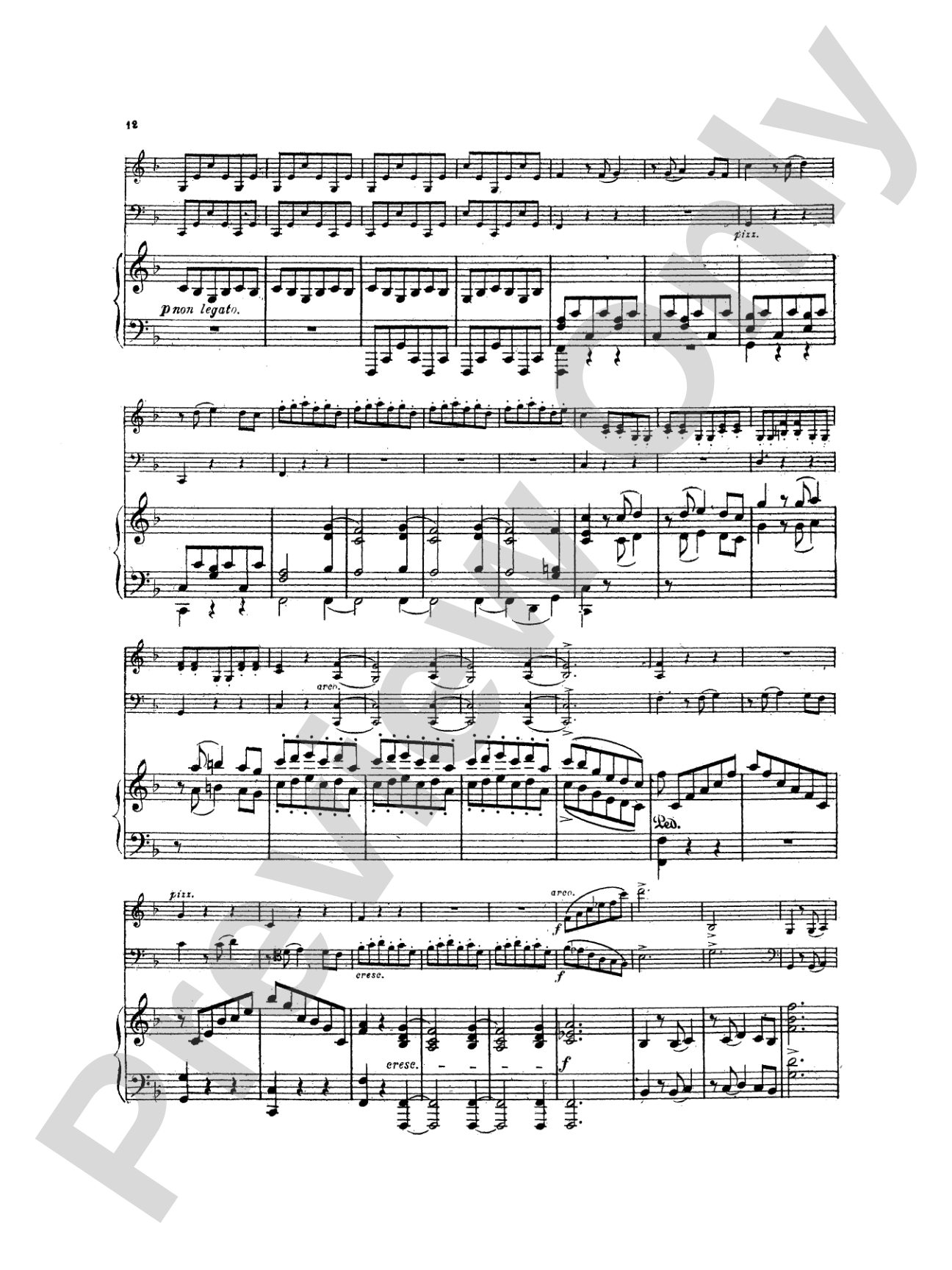 Saint-Saëns: Trio No. 1 in F Major, Op. 18