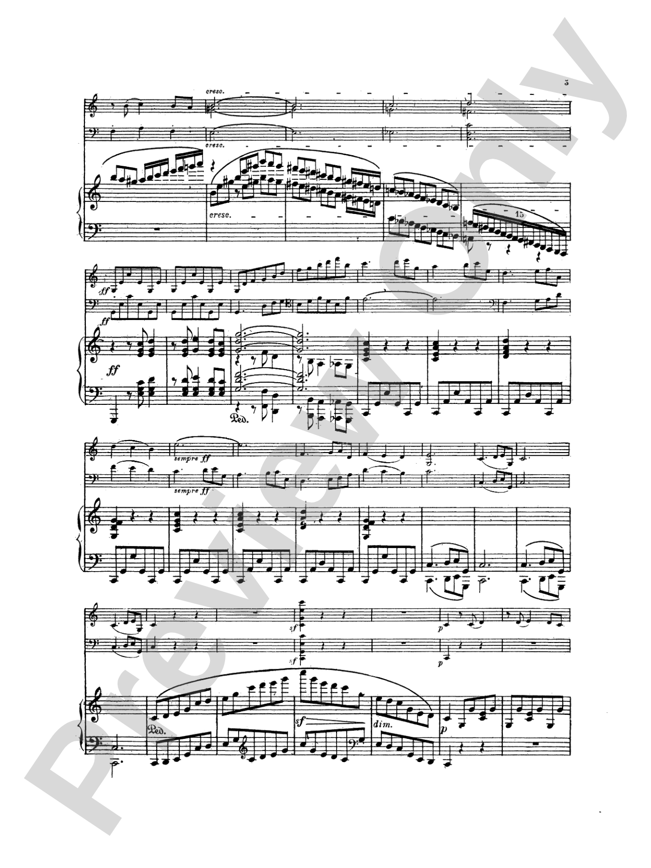 Saint-Saëns: Trio No. 1 in F Major, Op. 18