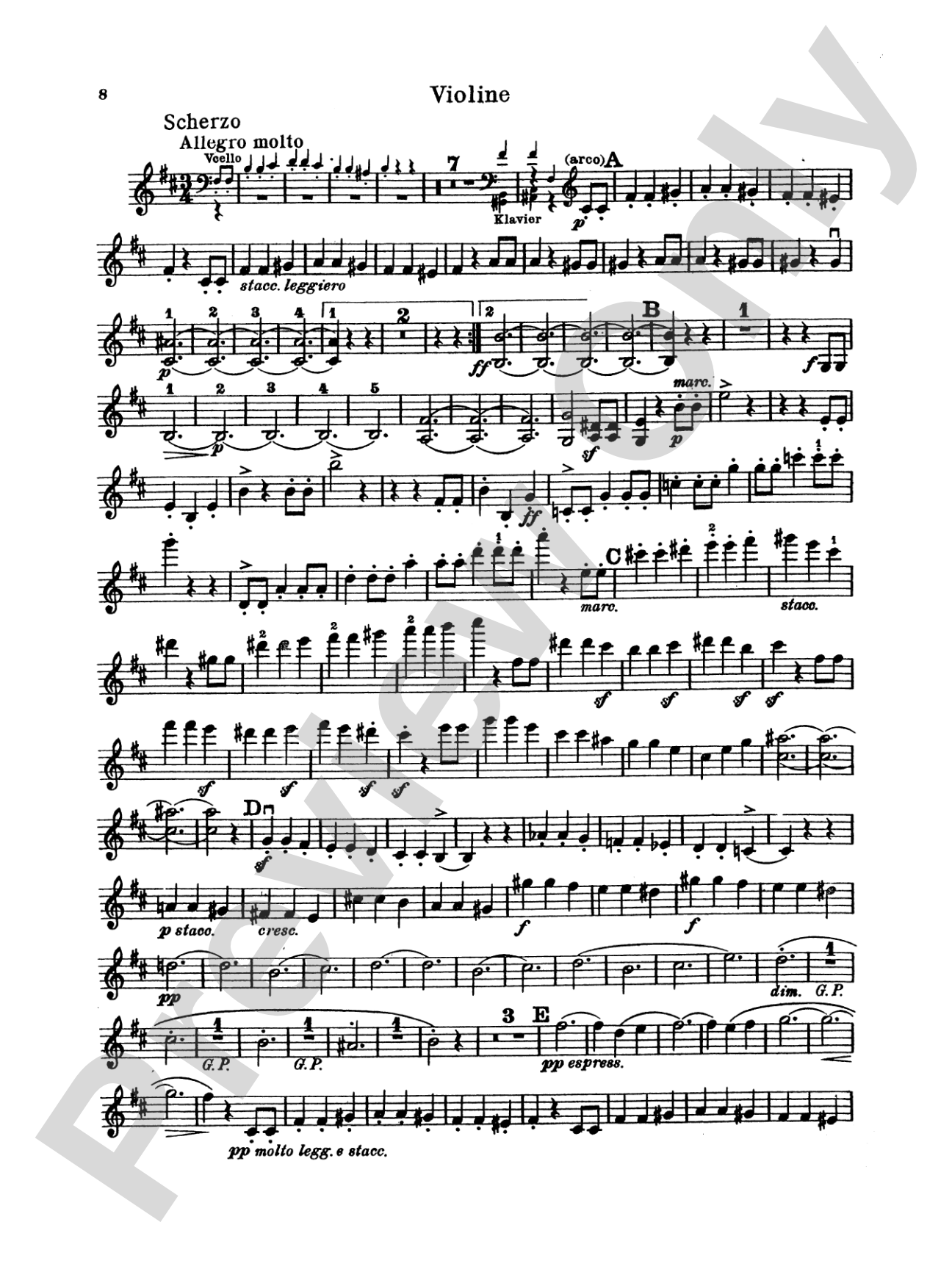 Brahms: Trio No. 1 in B Major, Op. 8: Chamber Trio Book
