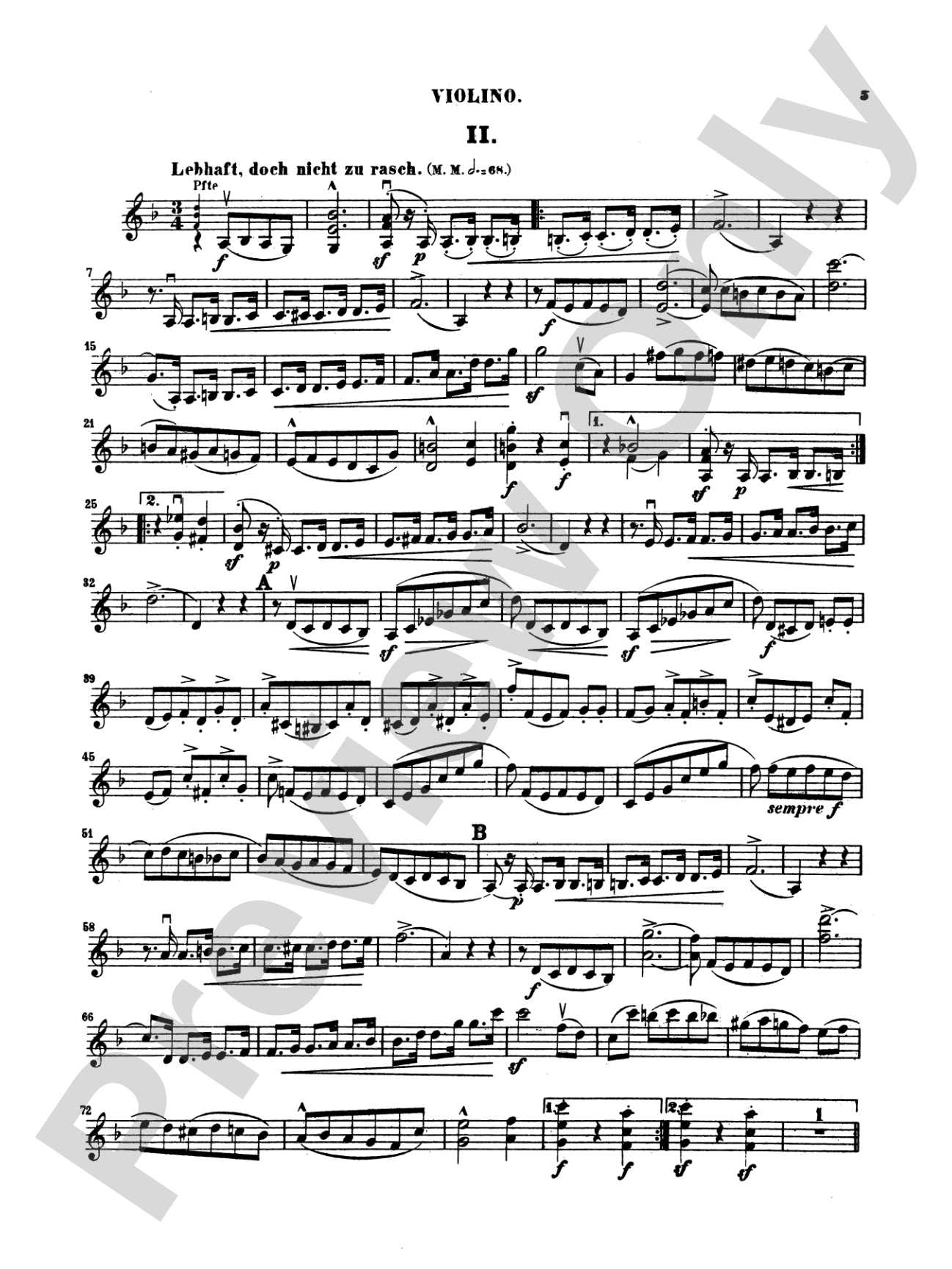 Schumann: Trio No. 1 in D Minor, Op. 53: Chamber Trio Book