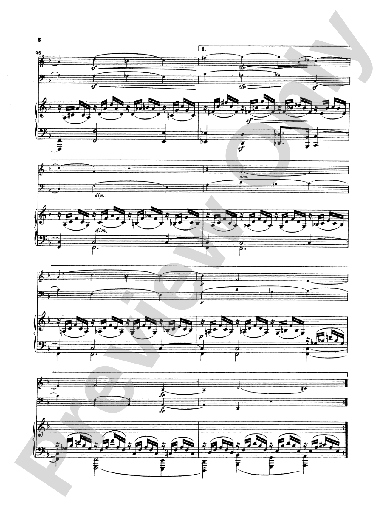 Schumann: Trio No. 1 in D Minor, Op. 53