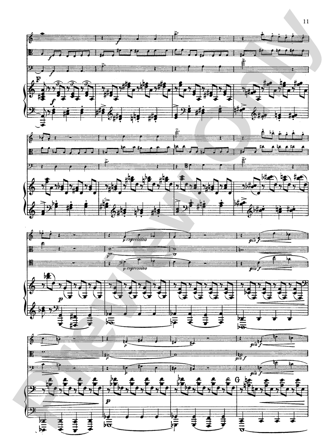 Schumann: Quartet in E flat Major, Op. 47: Chamber Quartet