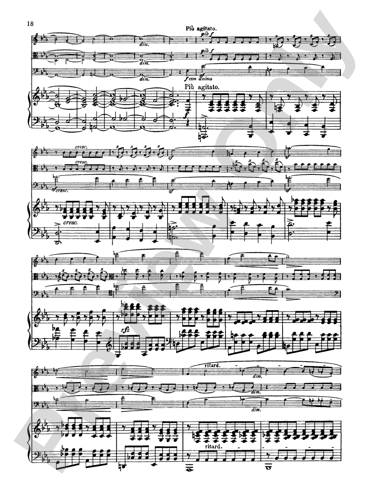 Schumann: Quartet in E flat Major, Op. 47: Chamber Quartet