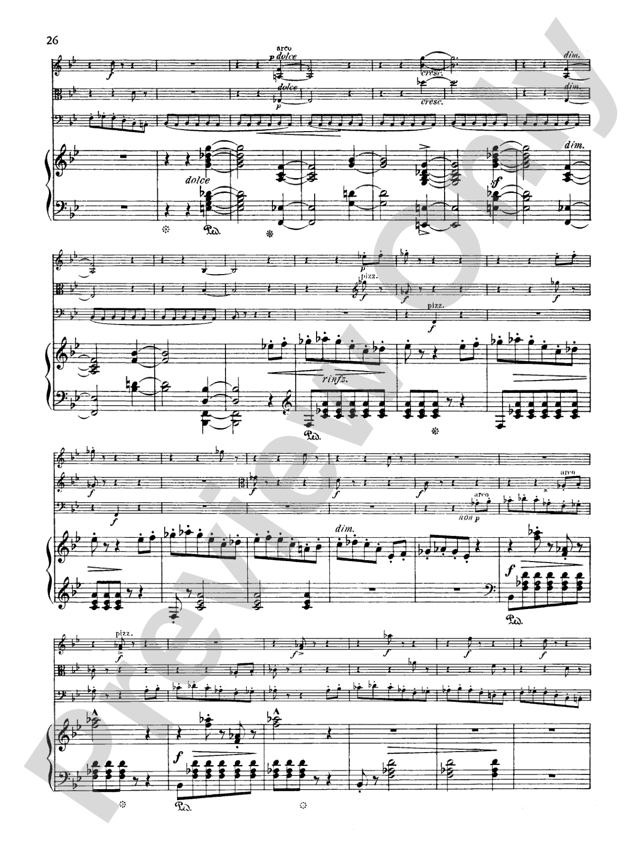 Schumann: Quartet in E flat Major, Op. 47: Chamber Quartet