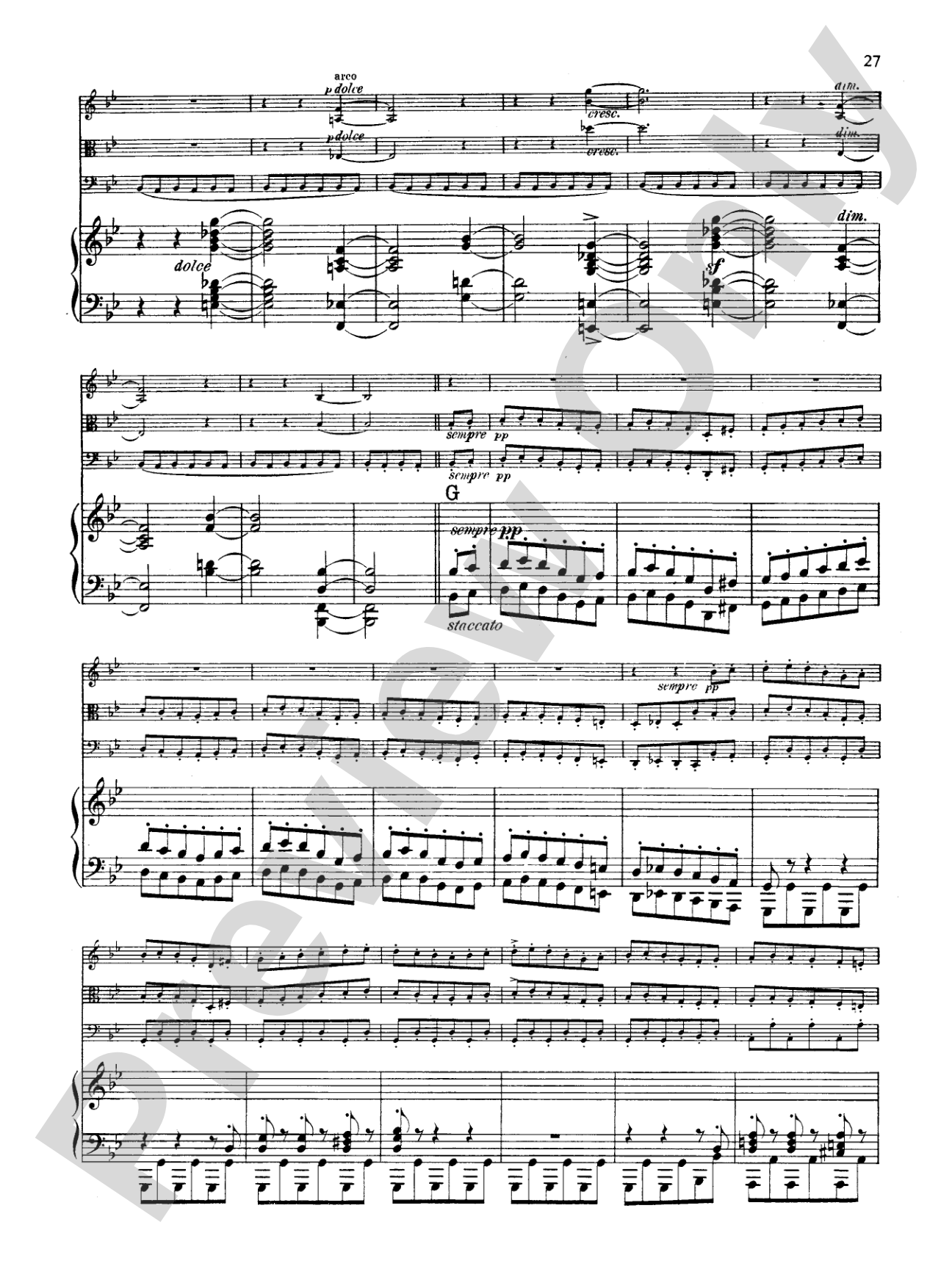 Schumann: Quartet in E flat Major, Op. 47: Chamber Quartet