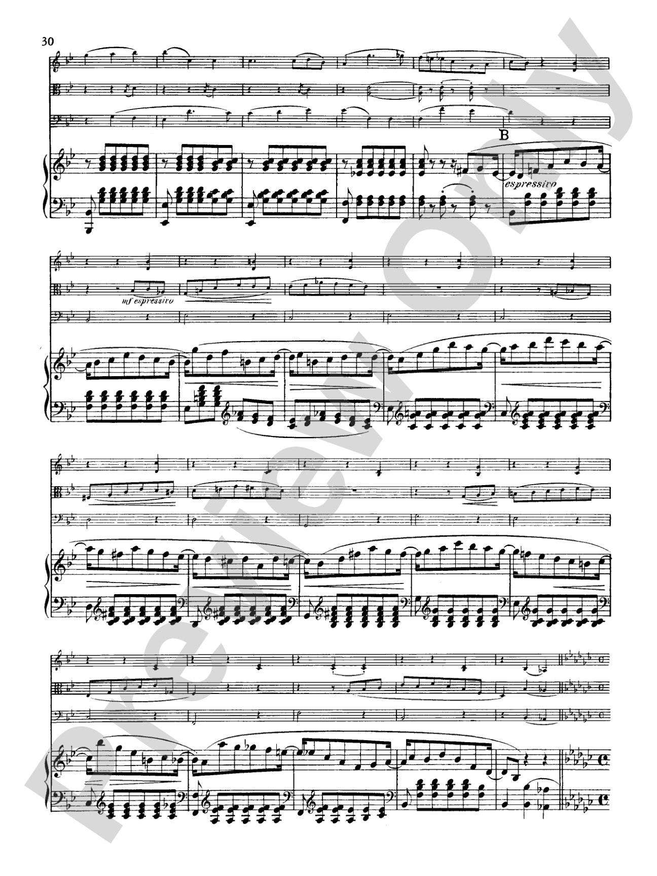 Schumann: Quartet in E flat Major, Op. 47: Chamber Quartet