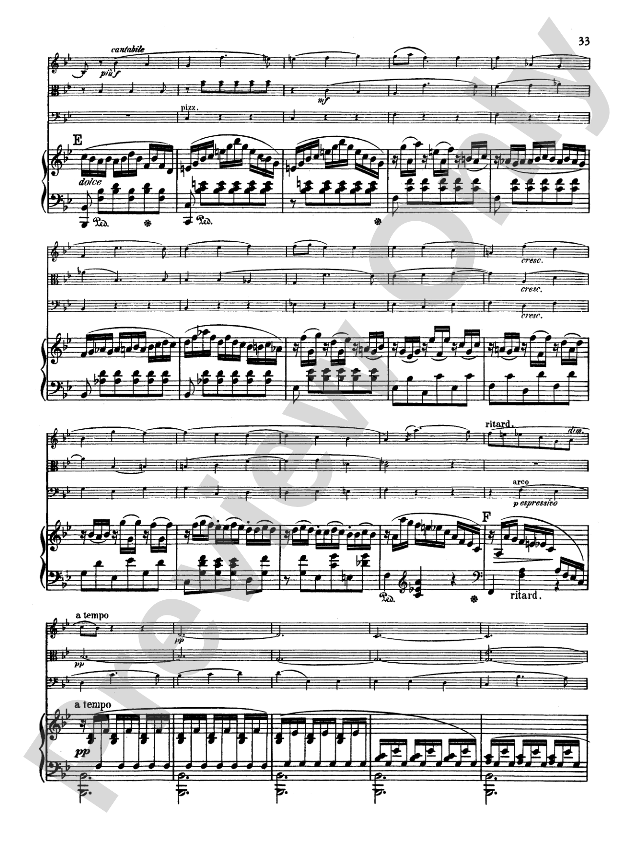 Schumann: Quartet in E flat Major, Op. 47: Chamber Quartet