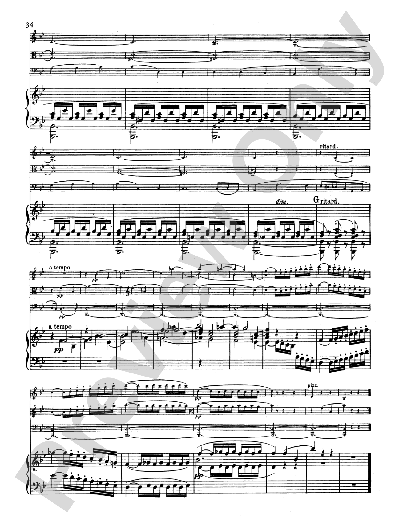 Schumann: Quartet in E flat Major, Op. 47: Chamber Quartet