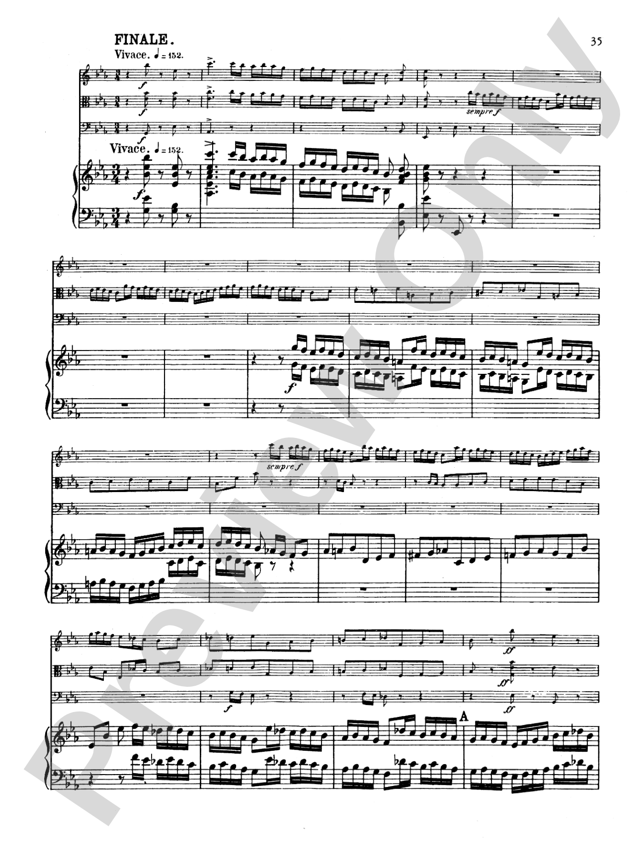 Schumann: Quartet in E flat Major, Op. 47: Chamber Quartet