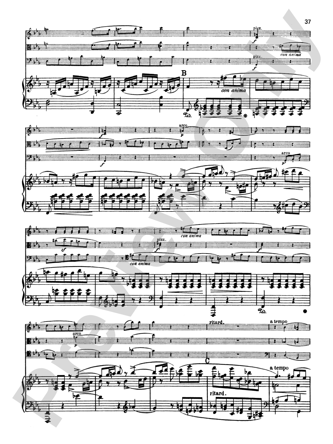 Schumann: Quartet in E flat Major, Op. 47: Chamber Quartet