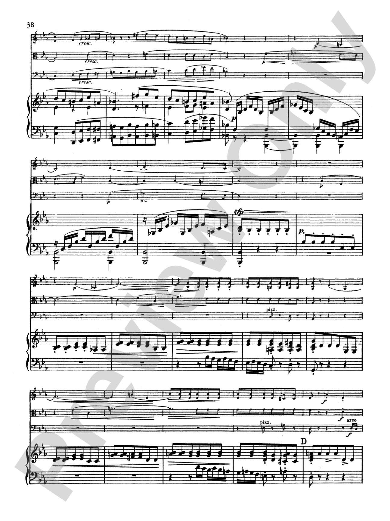 Schumann: Quartet in E flat Major, Op. 47: Chamber Quartet