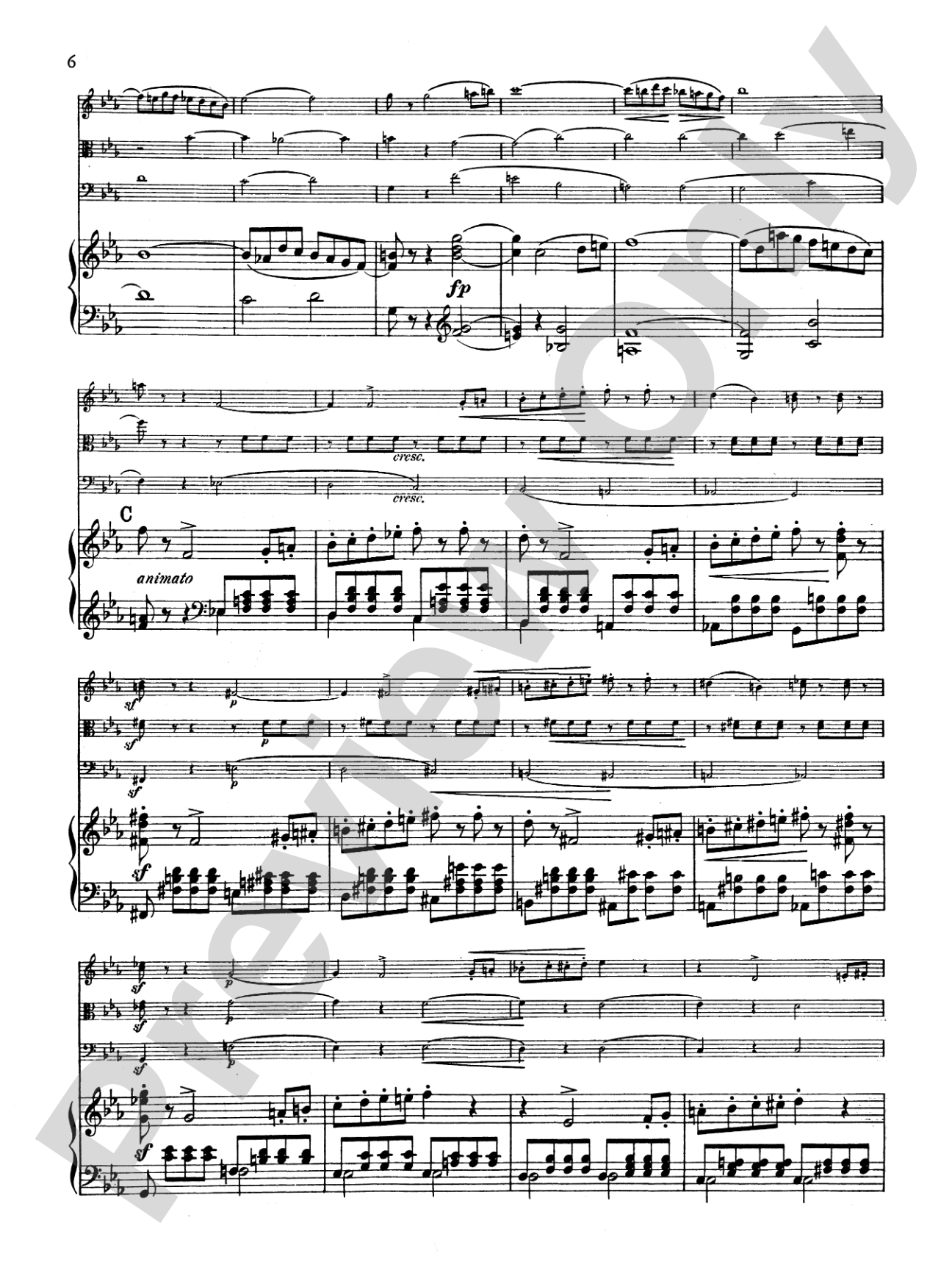 Schumann: Quartet in E flat Major, Op. 47: Chamber Quartet