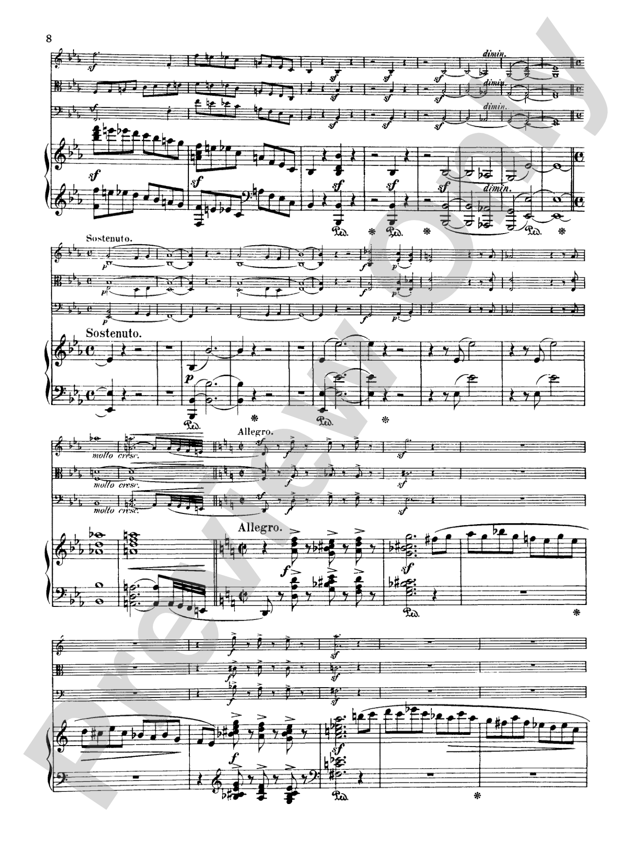 Schumann: Quartet in E flat Major, Op. 47: Chamber Quartet