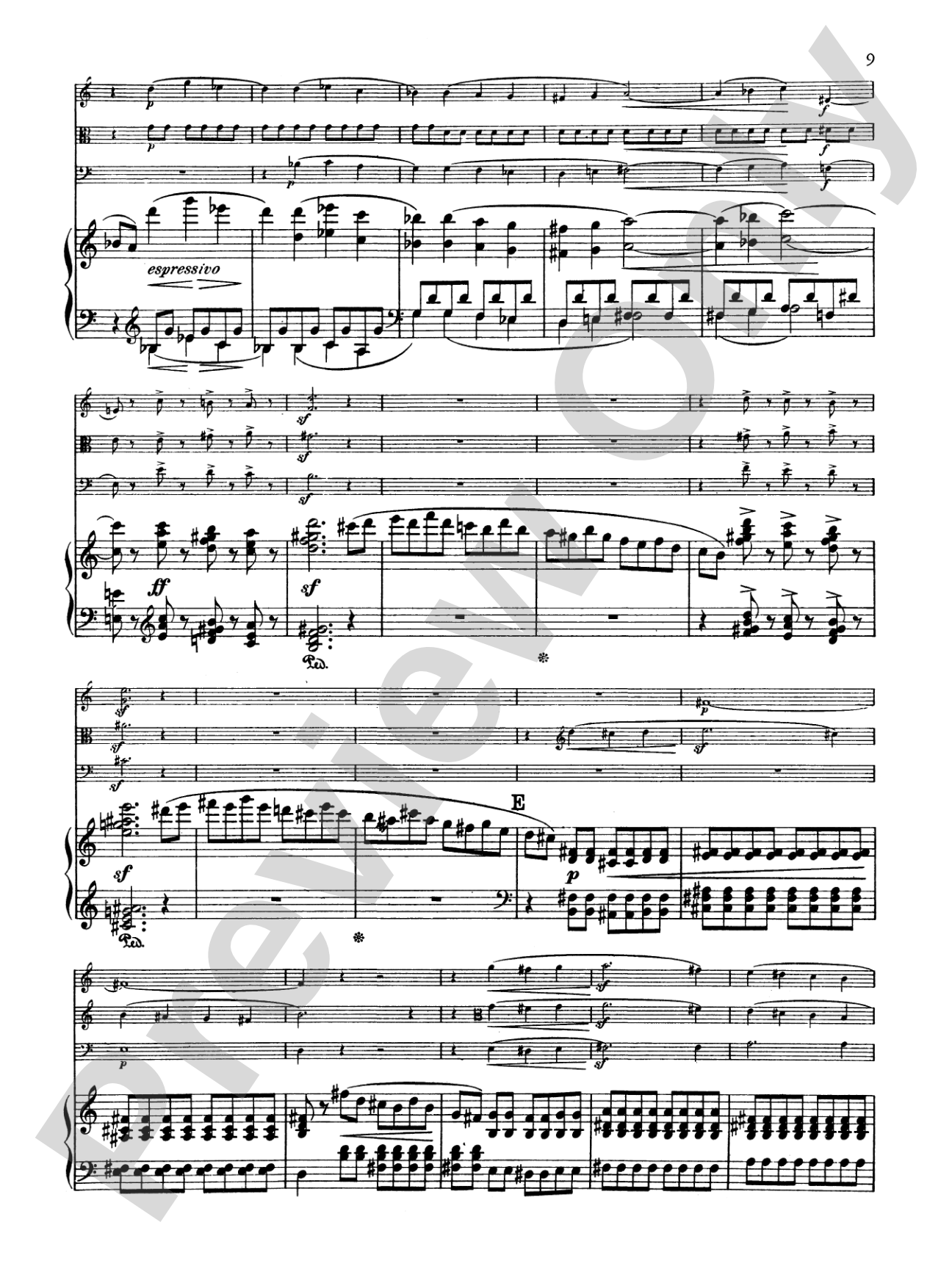 Schumann: Quartet in E flat Major, Op. 47: Chamber Quartet