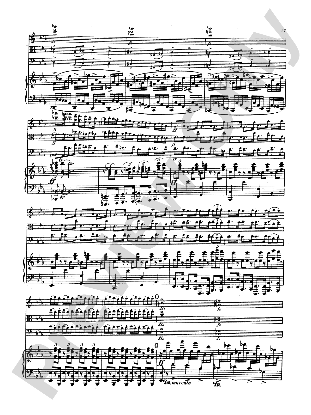 Dvorák: Quartet in E flat Major, Op. 87: Chamber Quartet Book