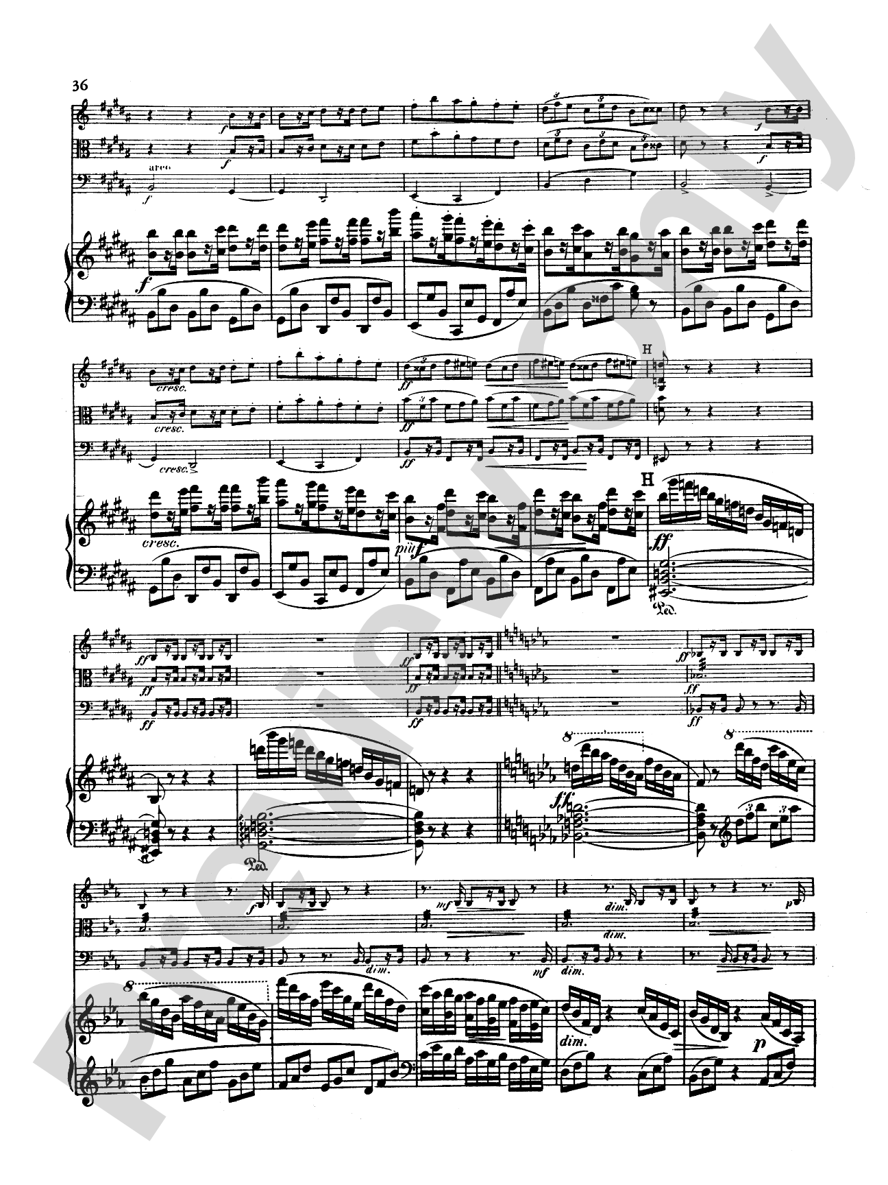 Dvorák: Quartet in E flat Major, Op. 87: Chamber Quartet Book