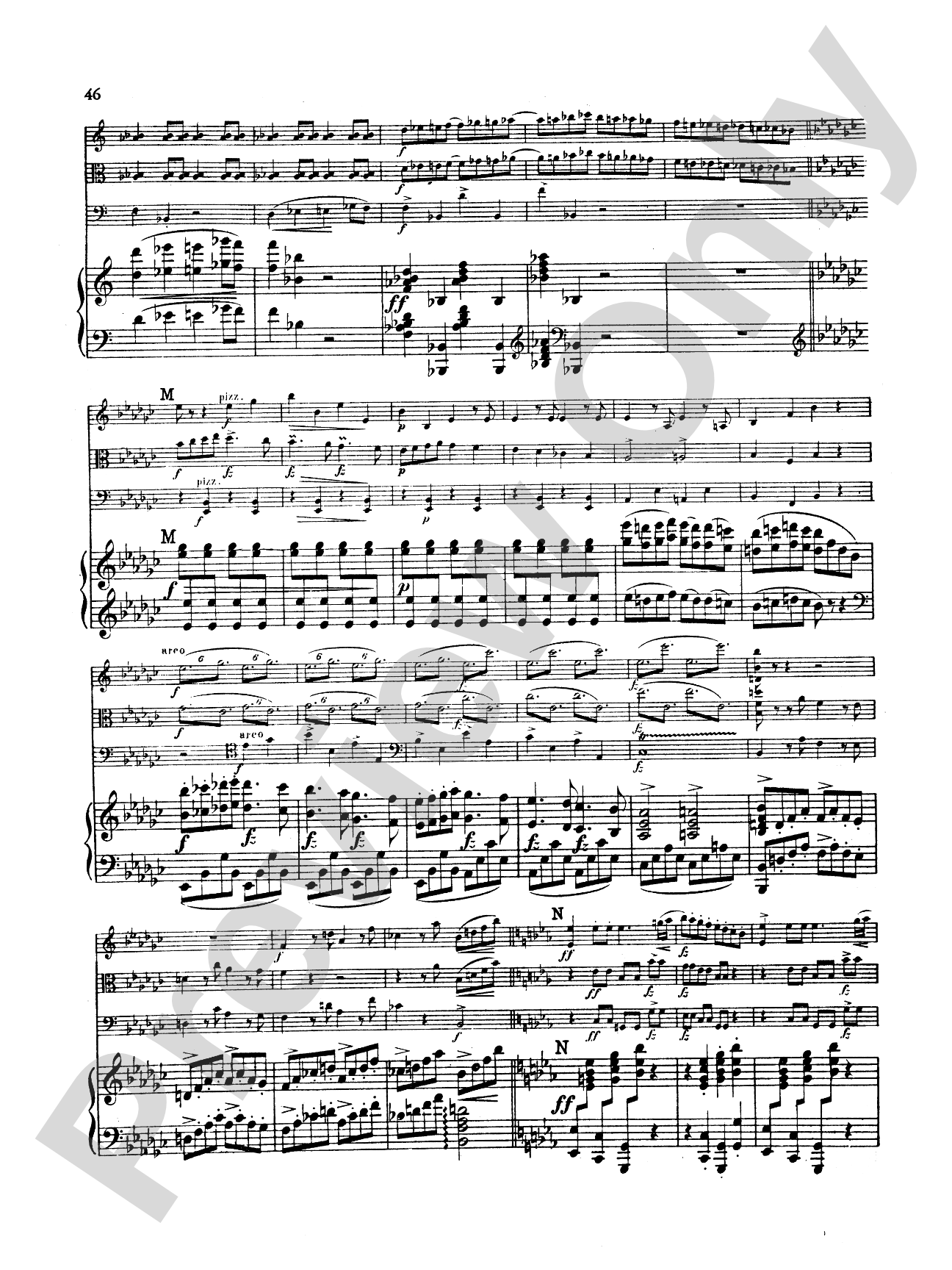 Dvorák: Quartet in E flat Major, Op. 87: Chamber Quartet Book