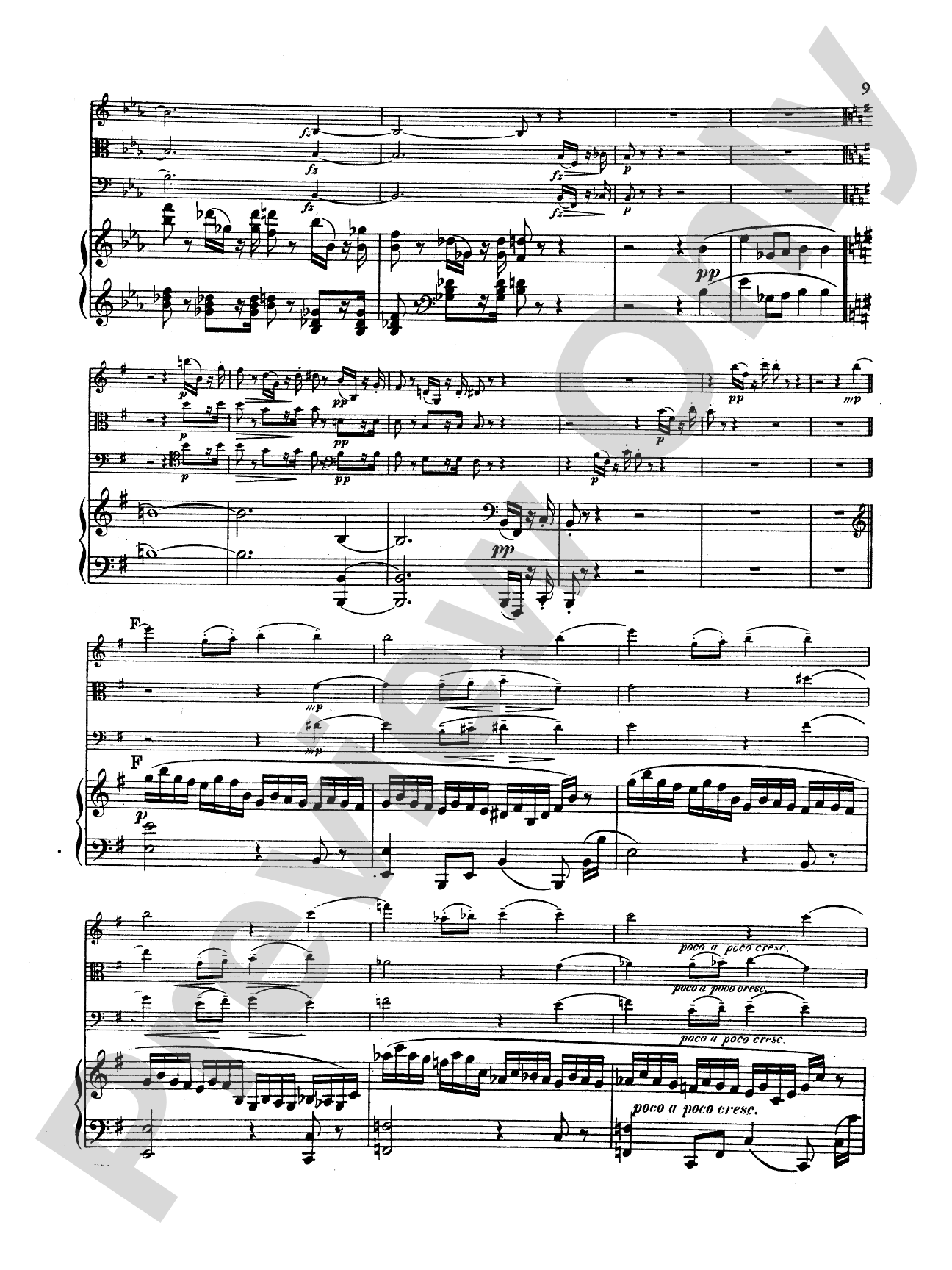 Dvorák: Quartet in E flat Major, Op. 87: Chamber Quartet Book