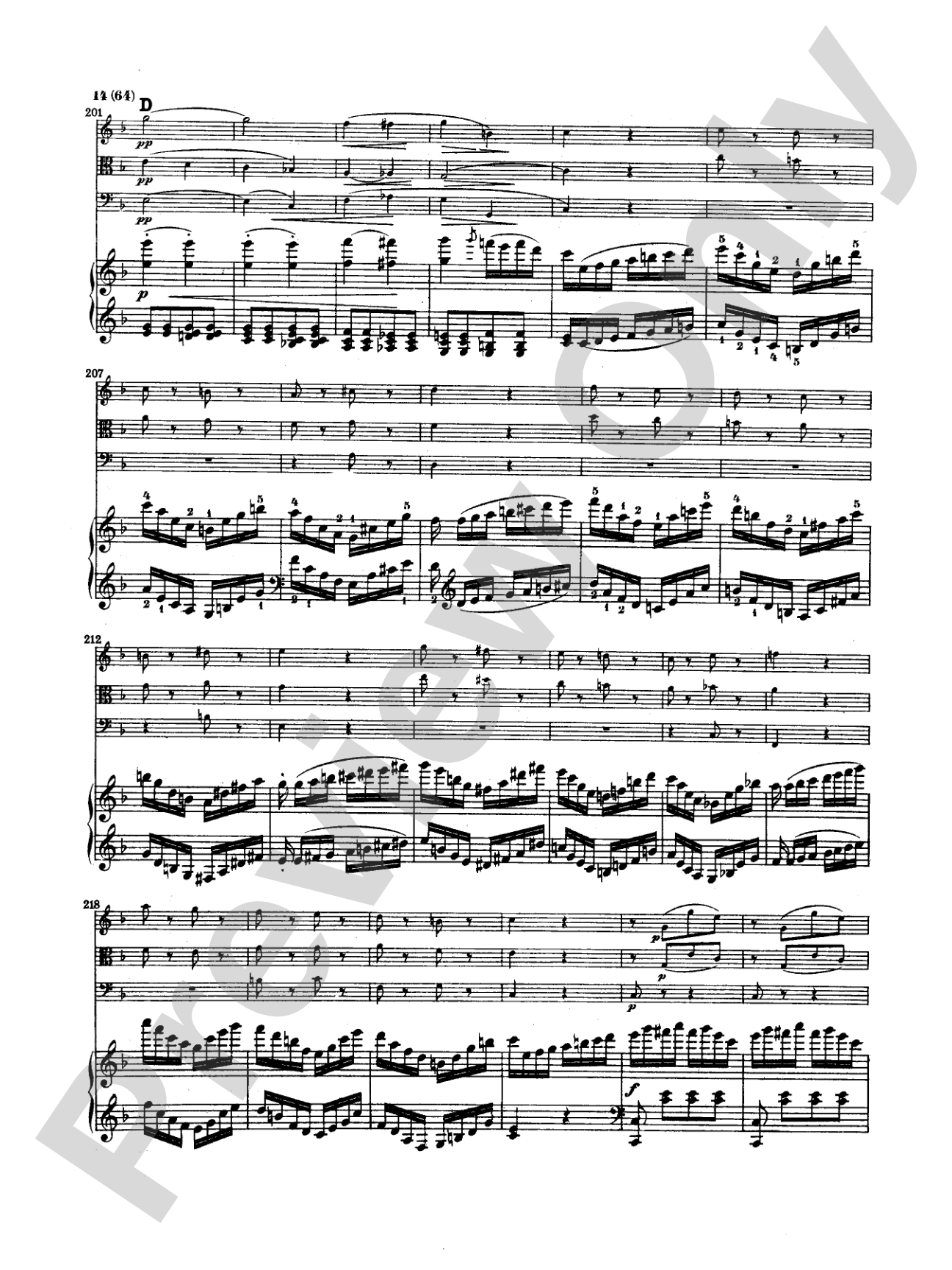 Schubert: Adagio and Rondo Concertant in F Major: Book