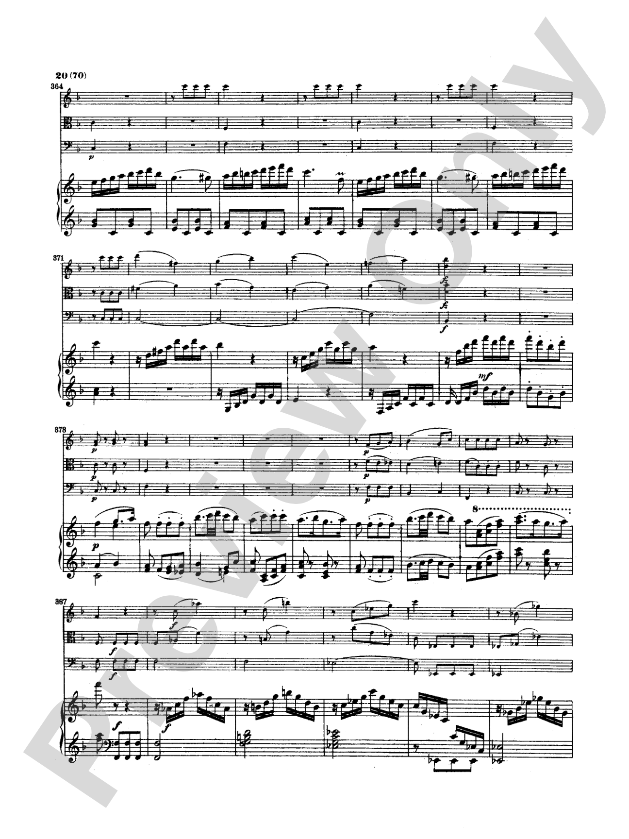 Schubert: Adagio and Rondo Concertant in F Major: Book