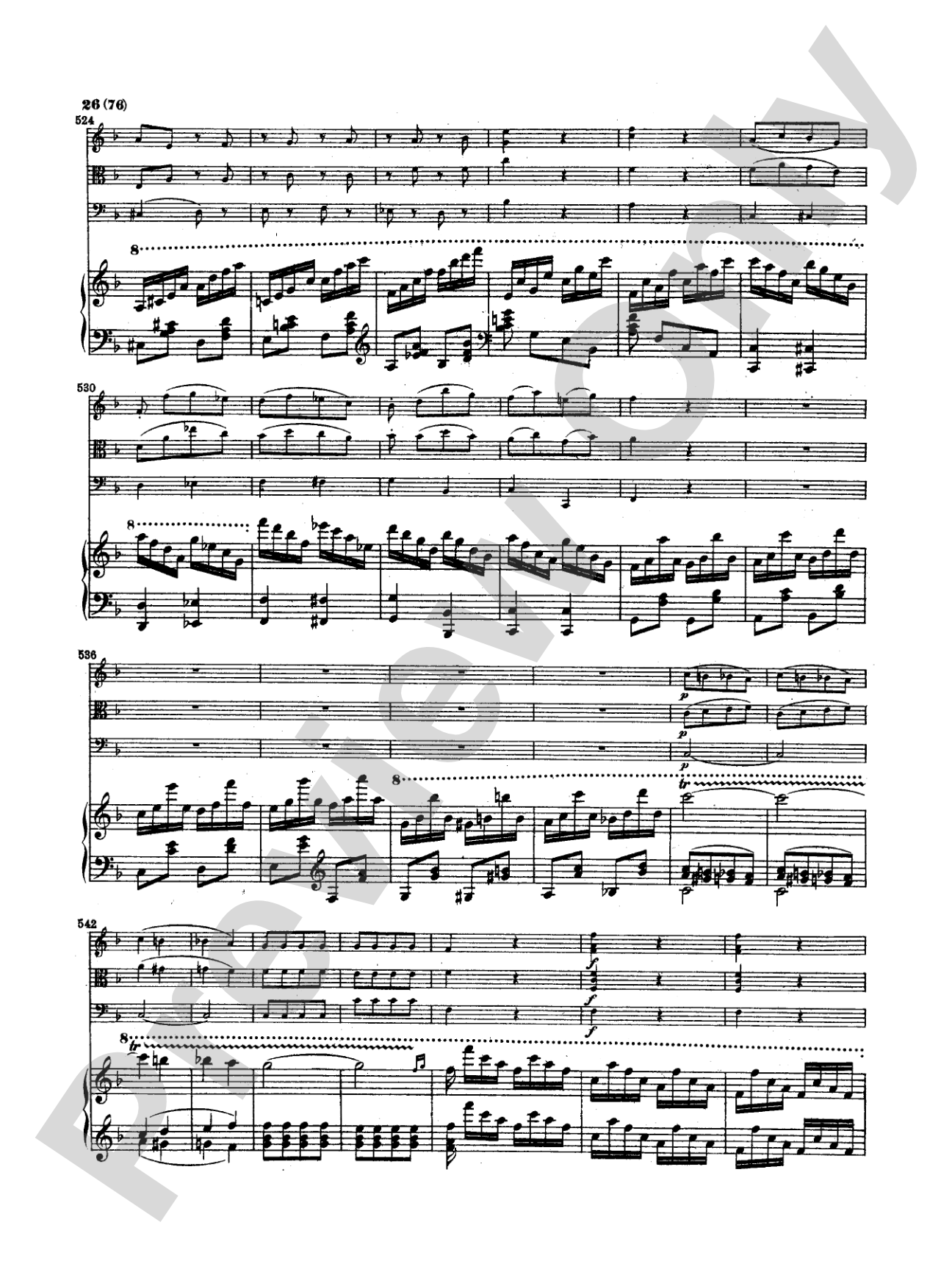 Schubert: Adagio and Rondo Concertant in F Major: Book