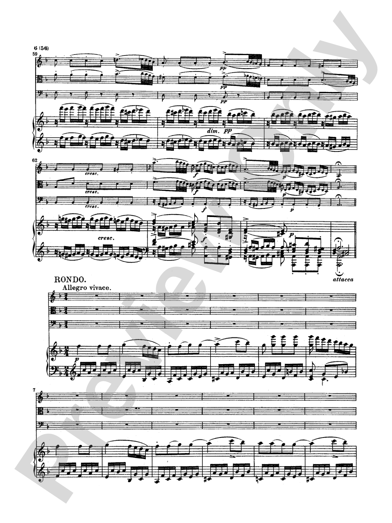 Schubert: Adagio and Rondo Concertant in F Major: Book
