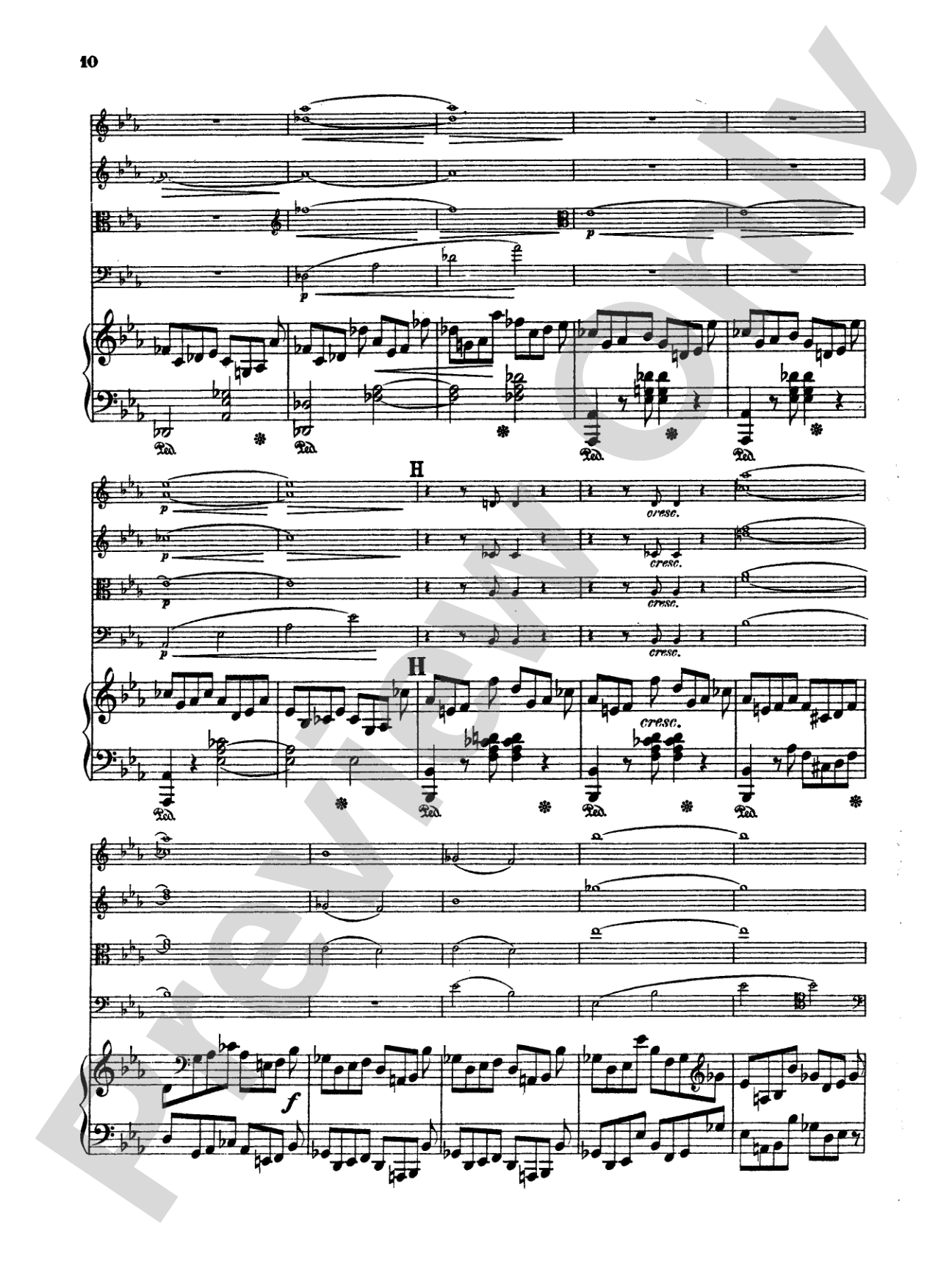 Schumann: Quintet in E flat Major, Op. 44: String Quintet Book