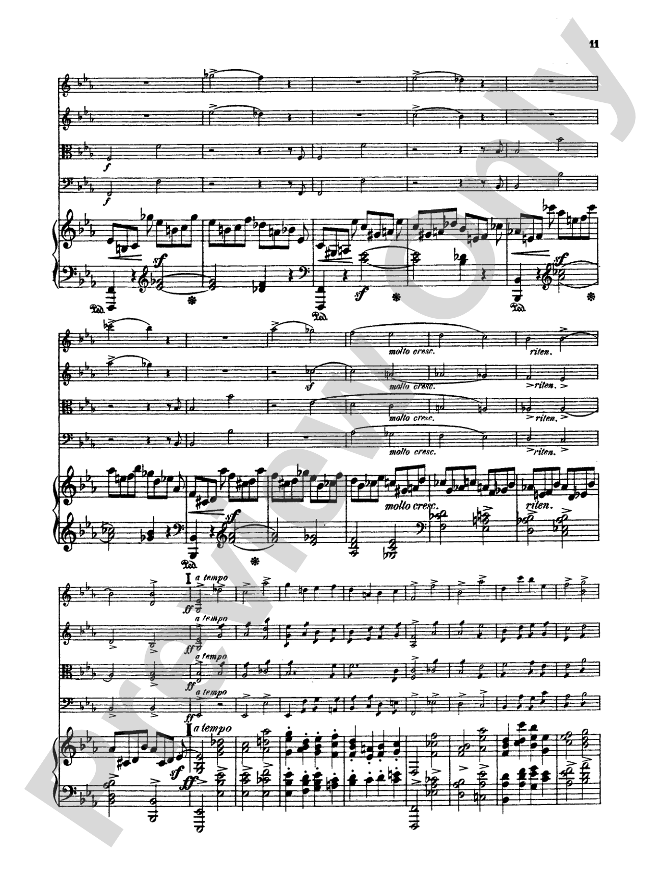 Schumann: Quintet in E flat Major, Op. 44: String Quintet Book