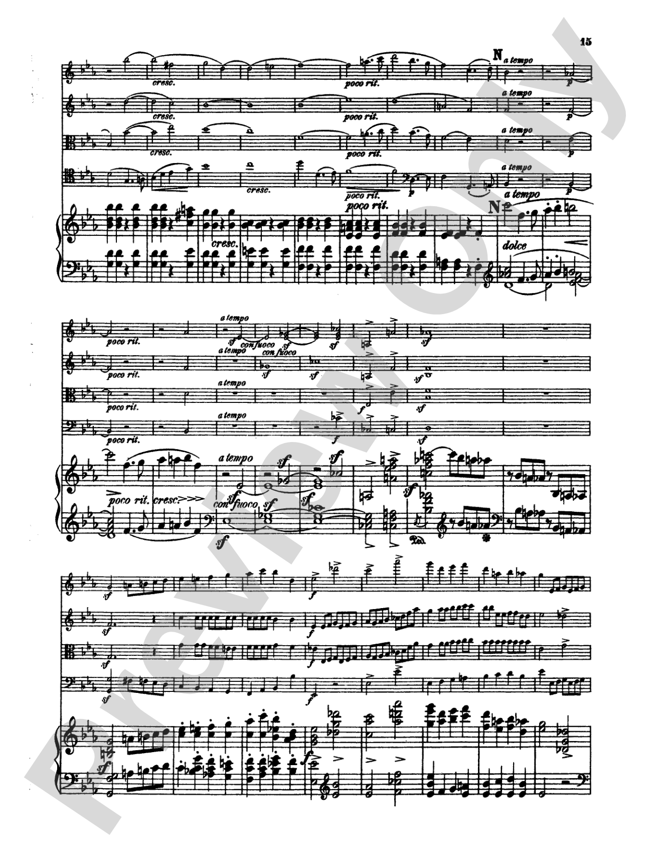 Schumann: Quintet in E flat Major, Op. 44: String Quintet Book