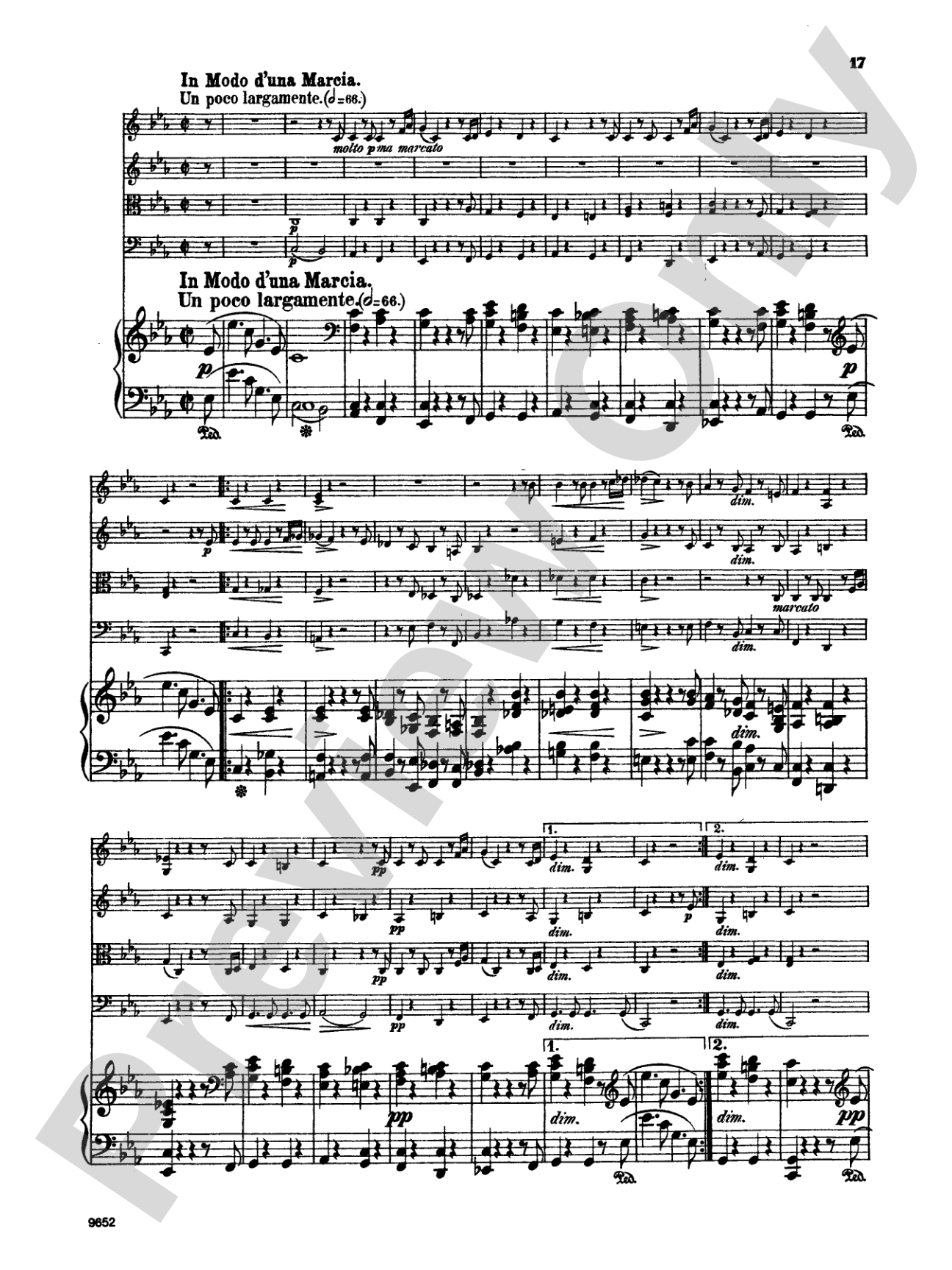 Schumann: Quintet in E flat Major, Op. 44: String Quintet Book