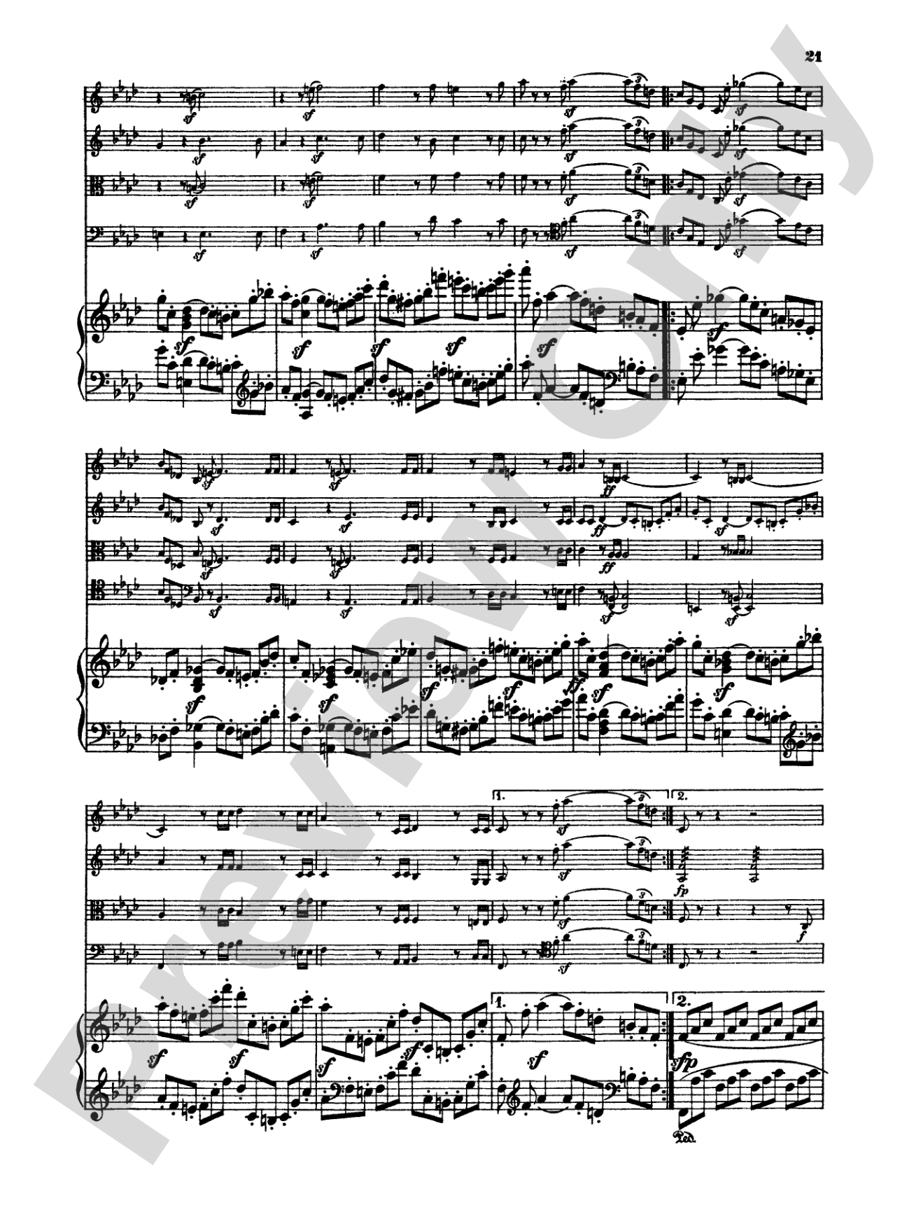 Schumann: Quintet in E flat Major, Op. 44: String Quintet Book