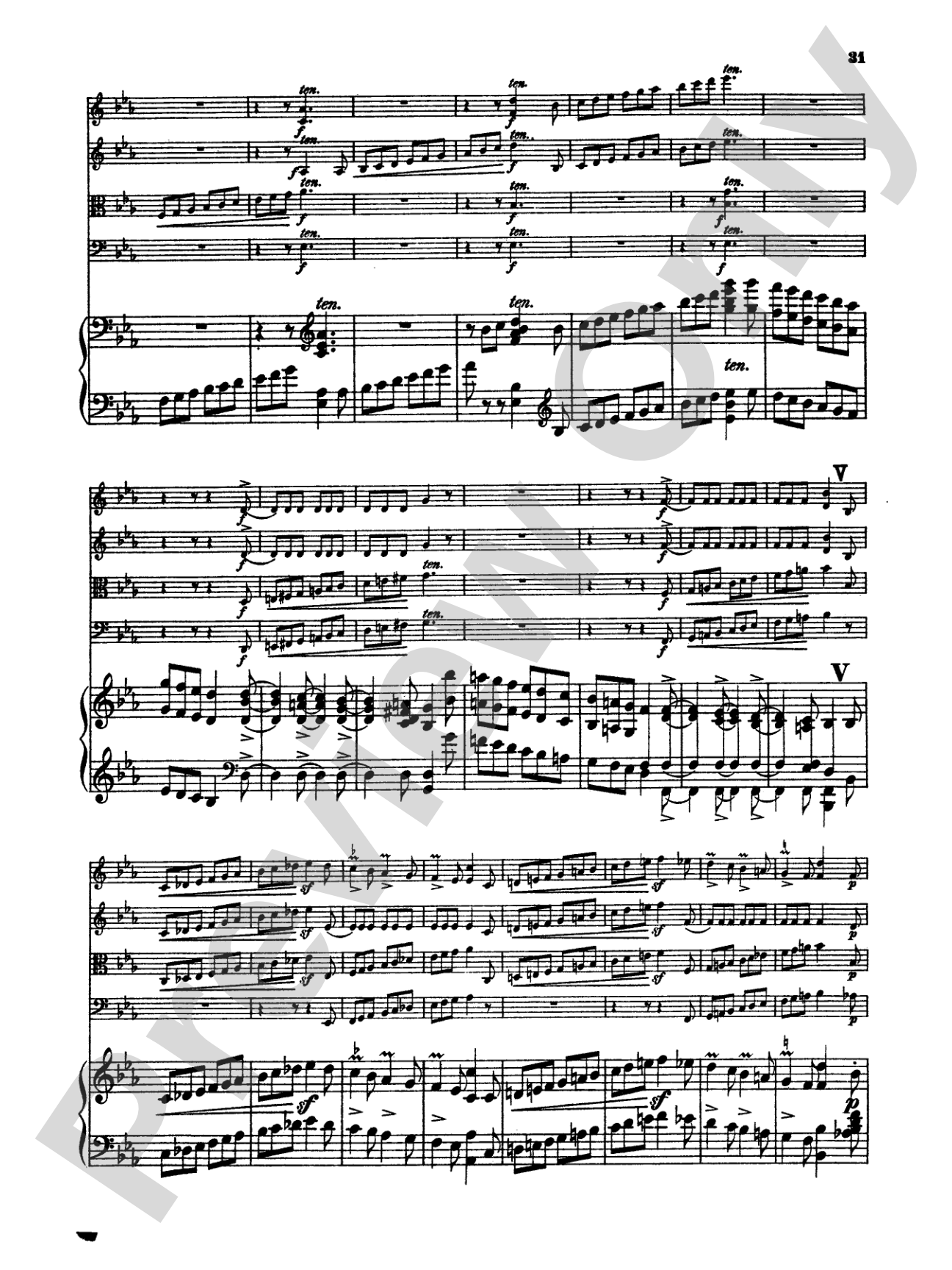 Schumann: Quintet in E flat Major, Op. 44: String Quintet Book