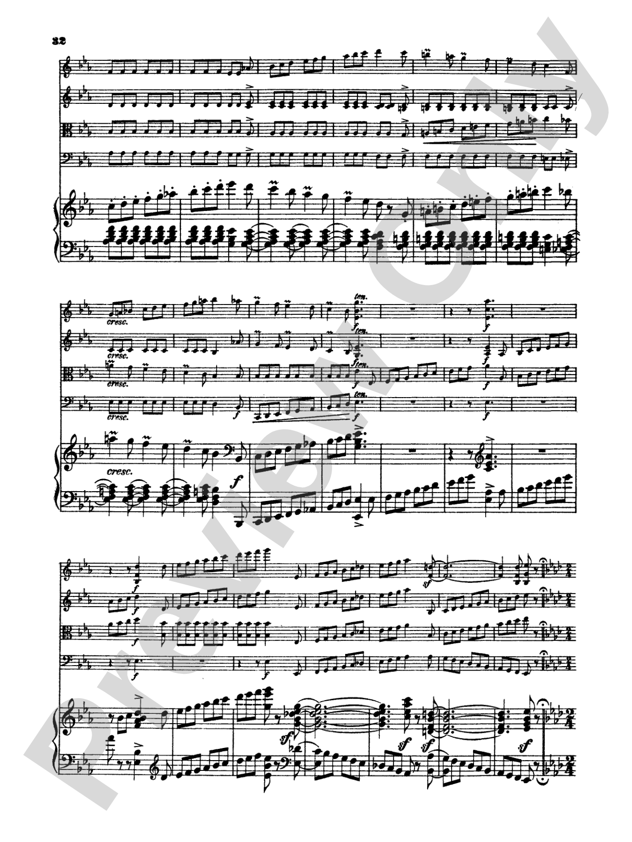 Schumann: Quintet in E flat Major, Op. 44: String Quintet Book